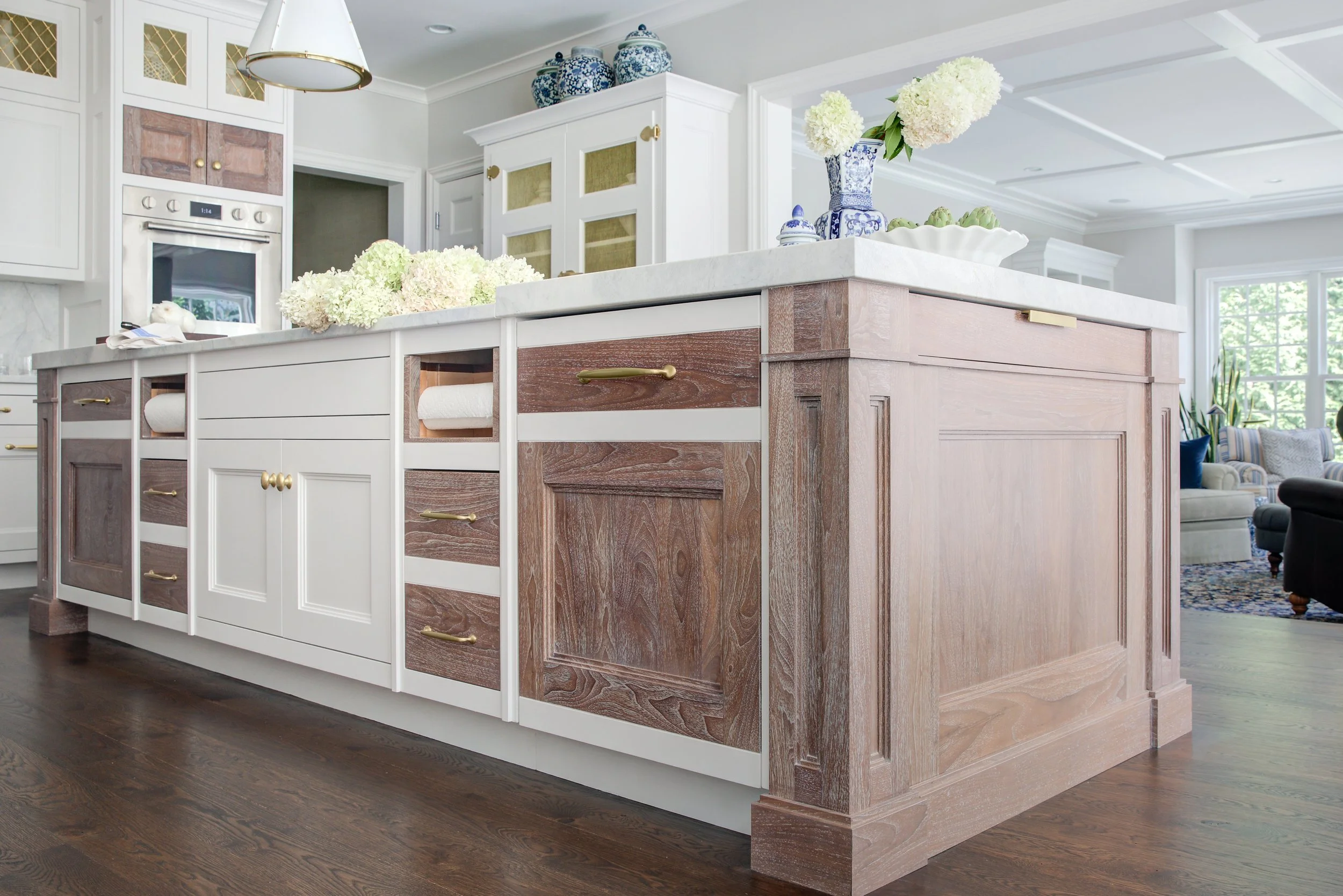 A Charming Collaboration in New Canaan_Cerused Walnut Island.jpg