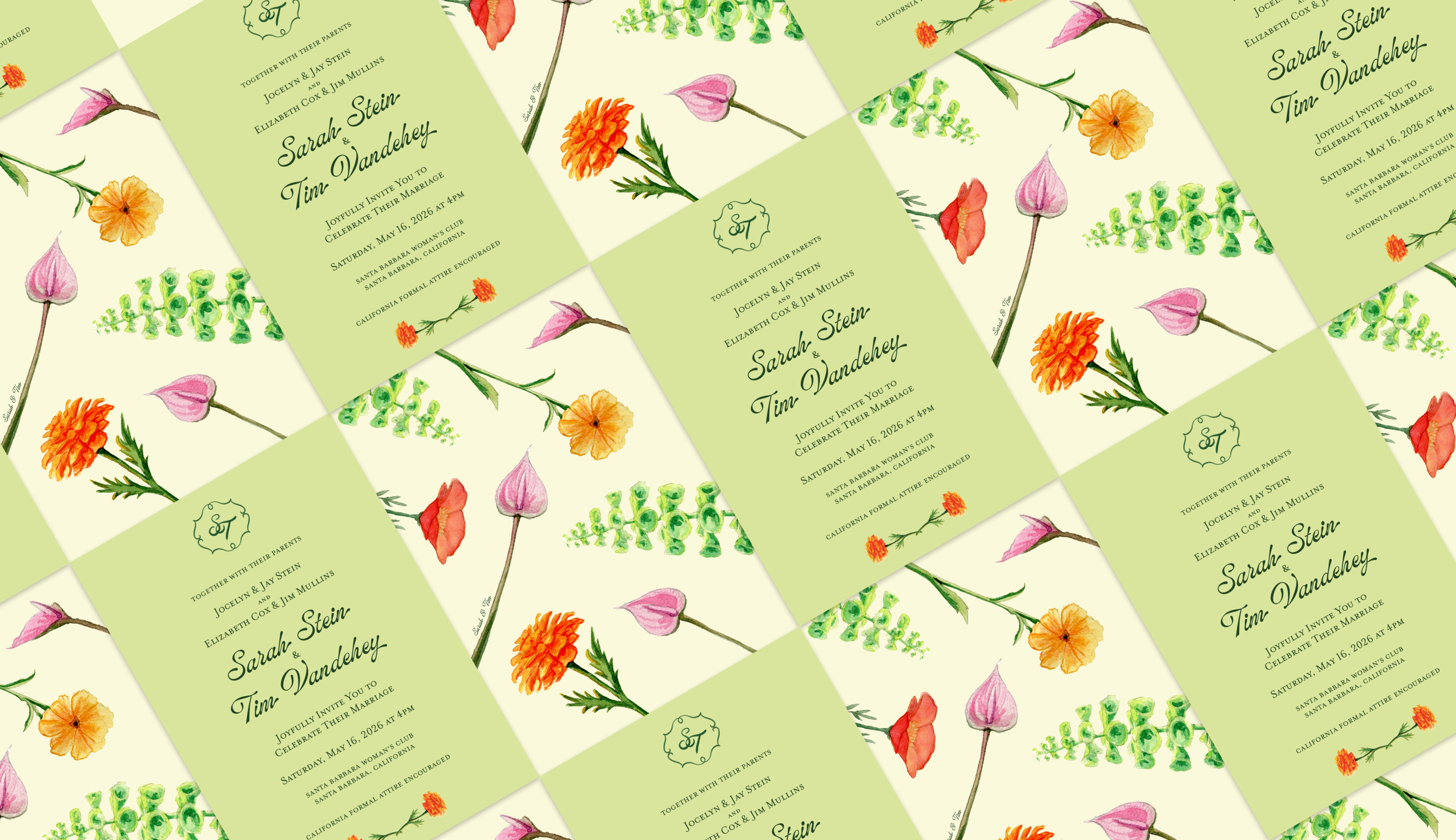 S+T Wedding - Graphic Design