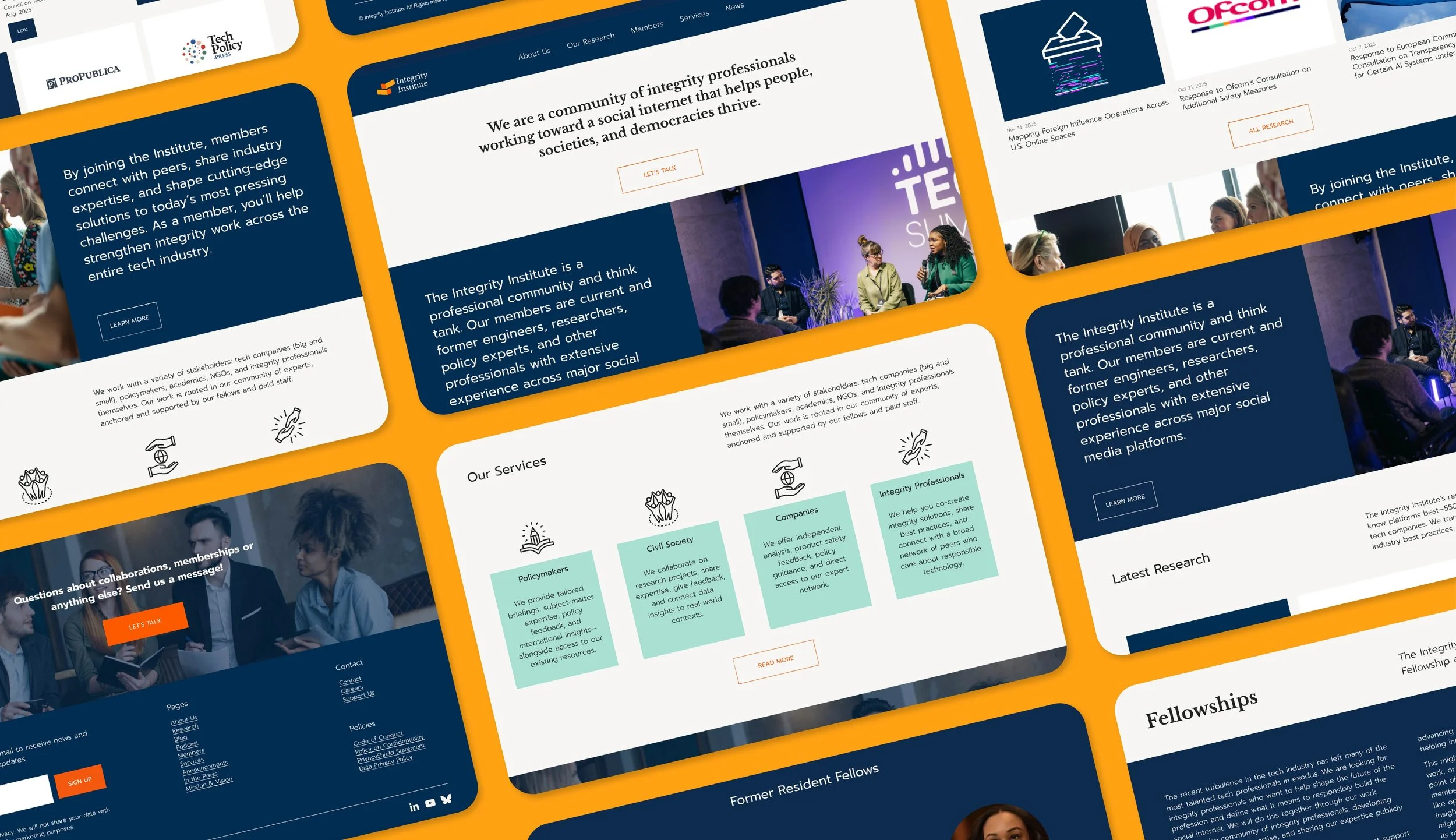 Integrity Institute - Web Design & Digital Archive