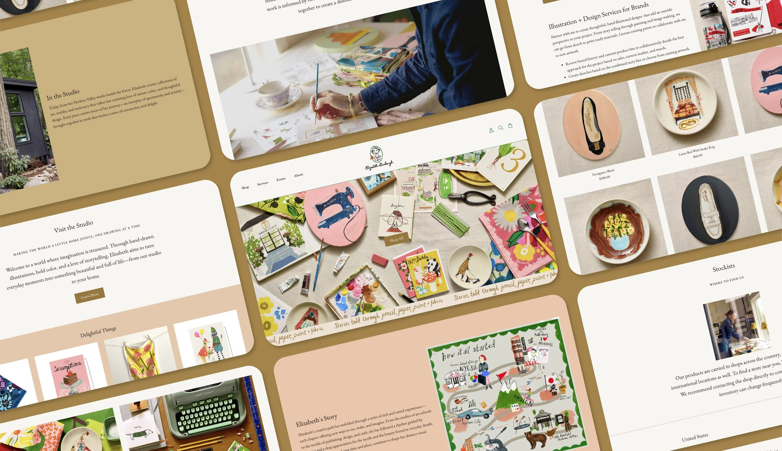 Elizabeth Grubaugh - Web Design & Online Store