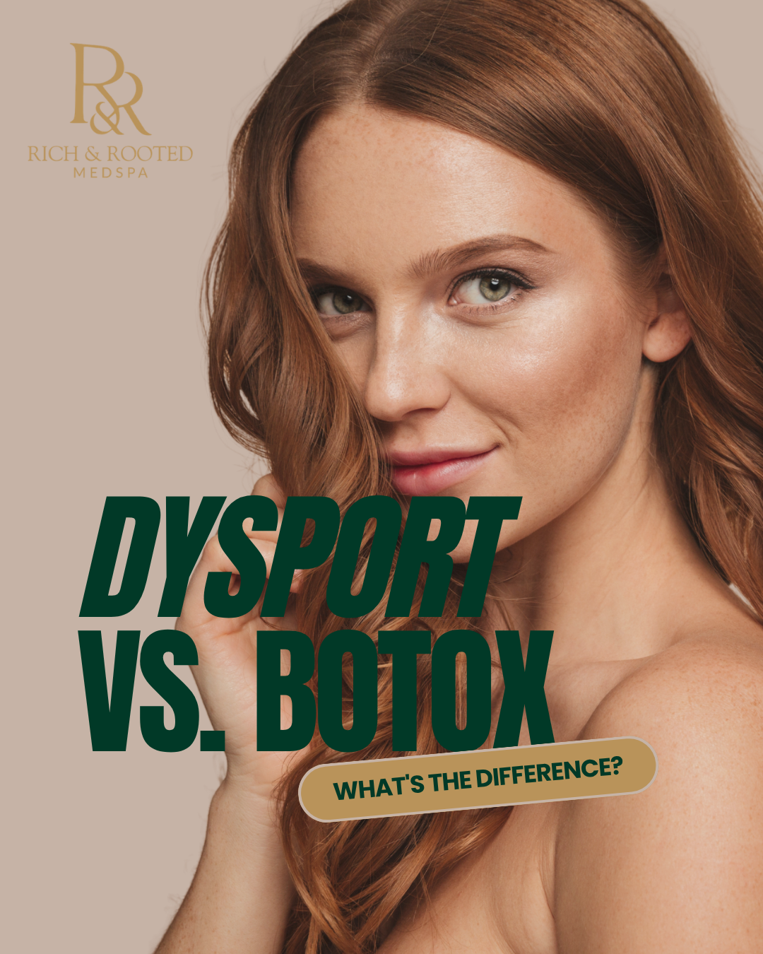Botox vs Dysport comparison for wrinkle relaxers at Rich & Rooted Medspa in Katy, TX