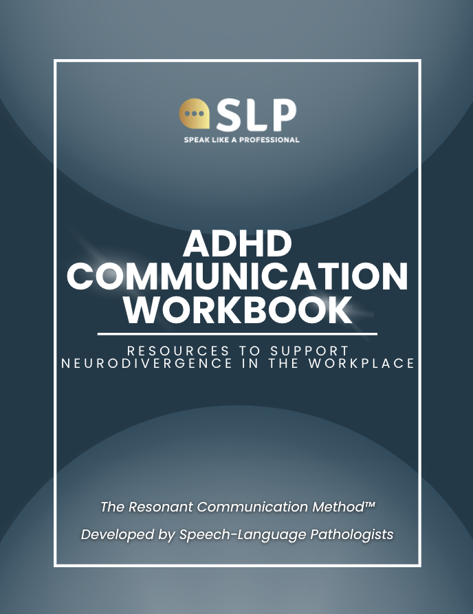 Communication Workbook for Professionals with ADHD