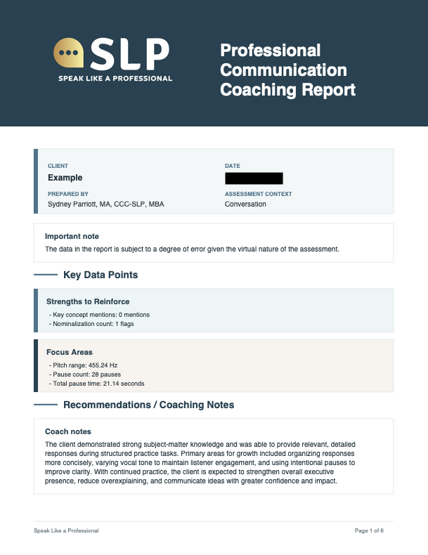 Communication Analysis (15-minute Sample)