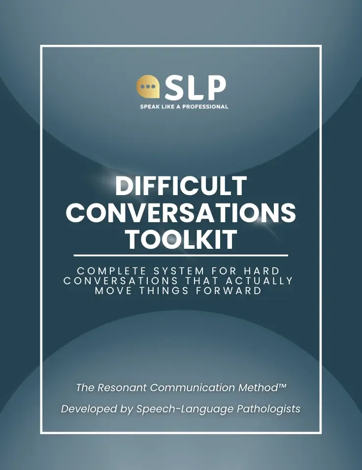 Difficult Conversations Toolkit: A Communication Workbook for High-Stakes Moments