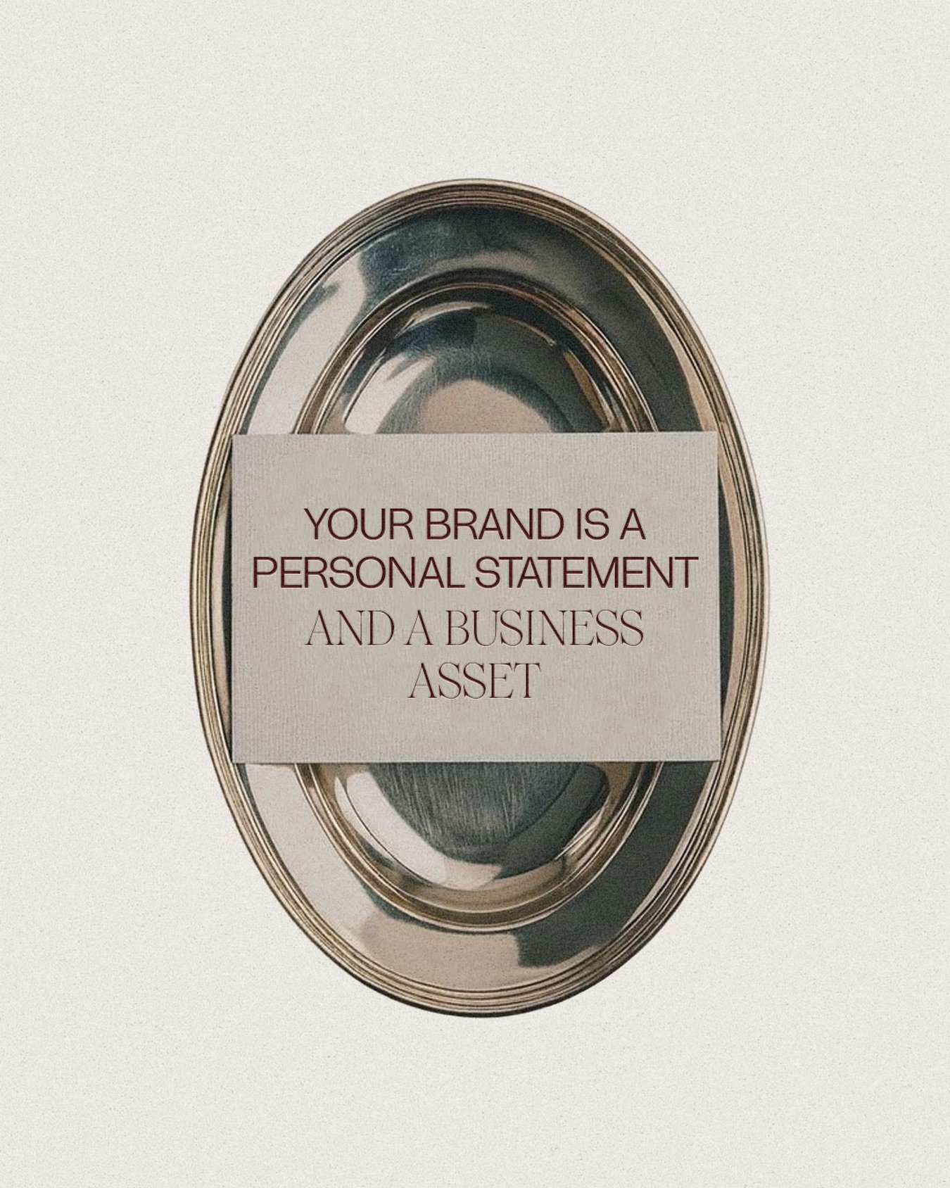 Hot take: the most personal thing about your brand is actually the most professional thing about your brand 💀

The version of your business you&rsquo;re trying to build requires a brand that&rsquo;s doing real work and I think about this constantly 