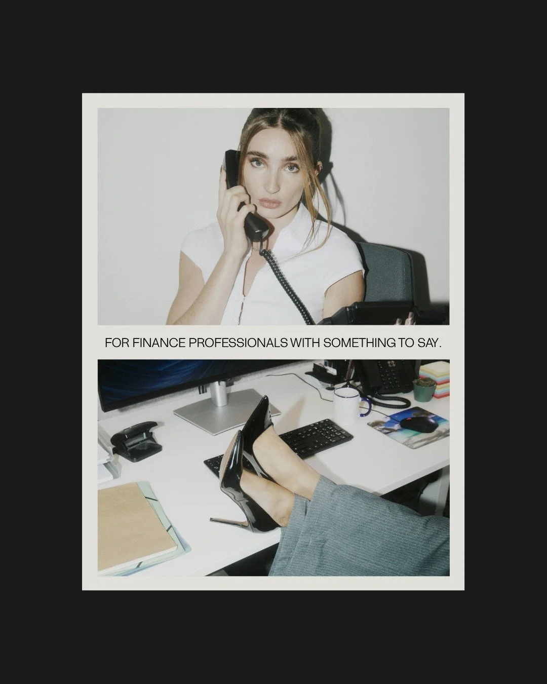 The finance pro who&rsquo;s been watching this whole FinSalon rollout and still hasn&rsquo;t pulled the trigger&hellip;come and sit in my lap, I wanna talk to you 💌 

I think I know what&rsquo;s happening, here. 

You&rsquo;re in your head about whe