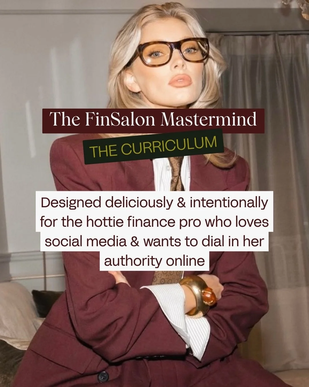 April 17 is the last day to enroll in the FinSalon Mastermind, and if you&rsquo;ve been watching this build from the outside, this is the post where I break down exactly what you&rsquo;d be walking into on April 27. 👀

The curriculum is a lot on pap