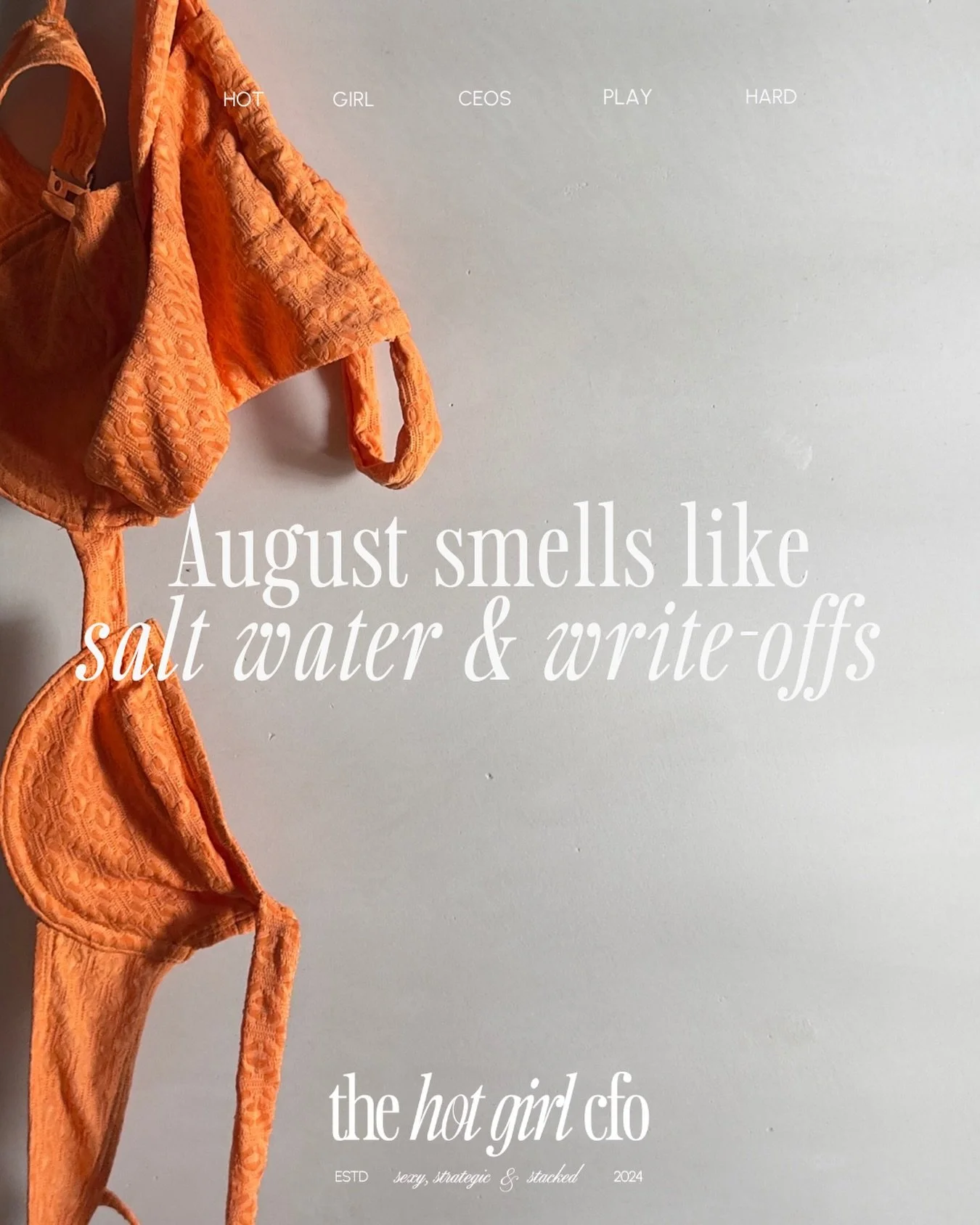 The perfect eau de parfum of the summer ☀️⛱️🌊