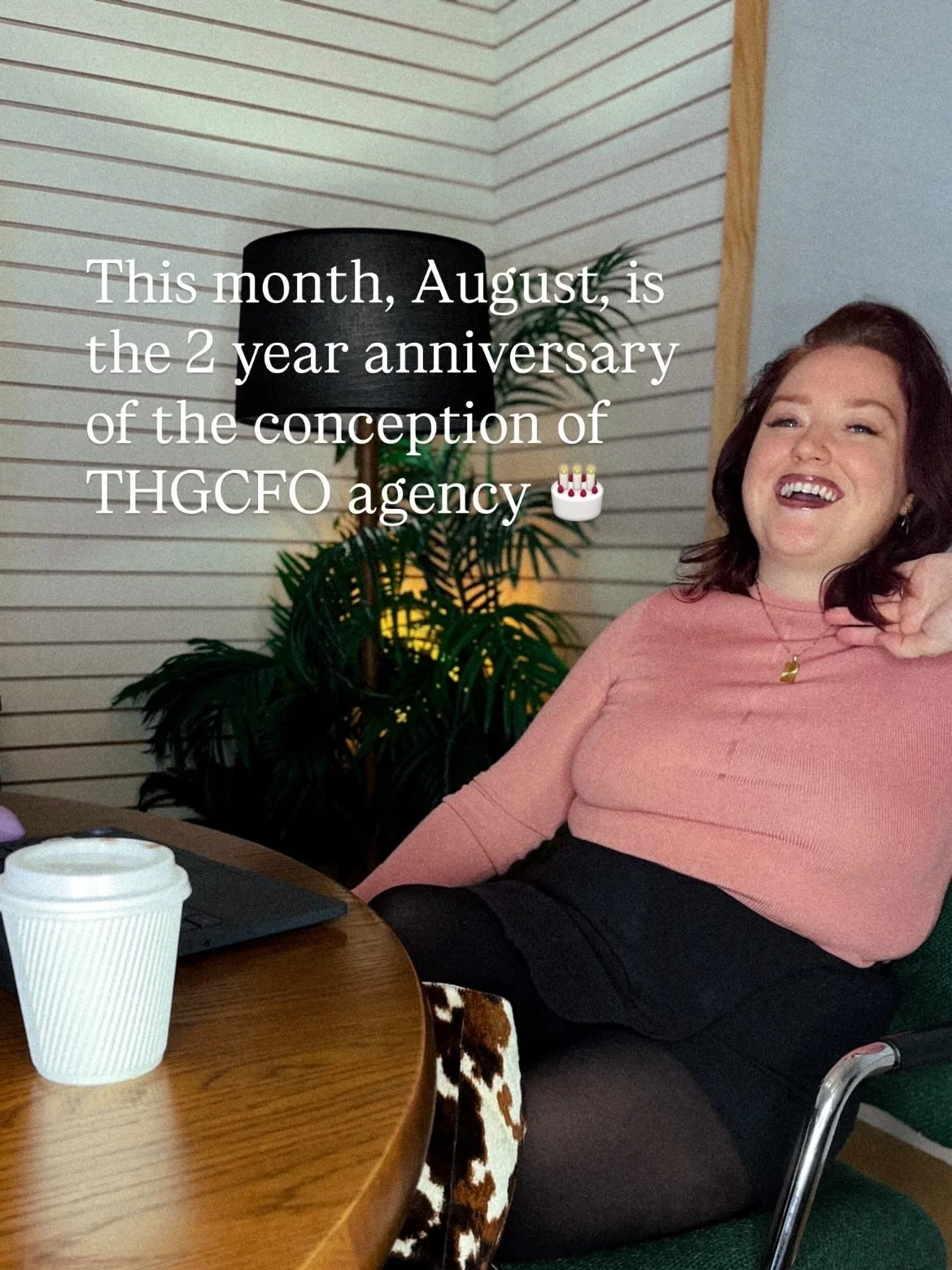 Wow 🤩 Meaghan two years ago was establishing the concept for The Hot Girl CFO, testing out positioning/messaging, and experimenting with offer suite and pricing. 

Even tho I would end up officially taking clients completely solo, into a completely 