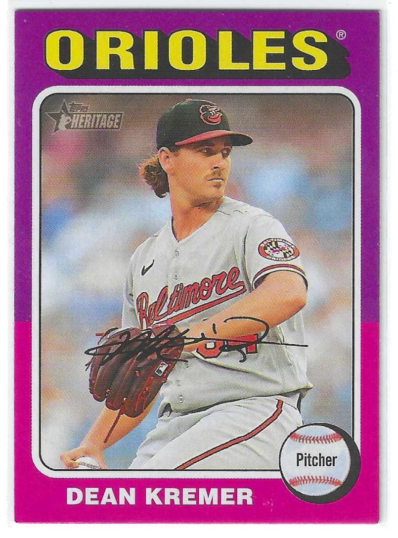 2024 Topps Heritage Dean Kremer