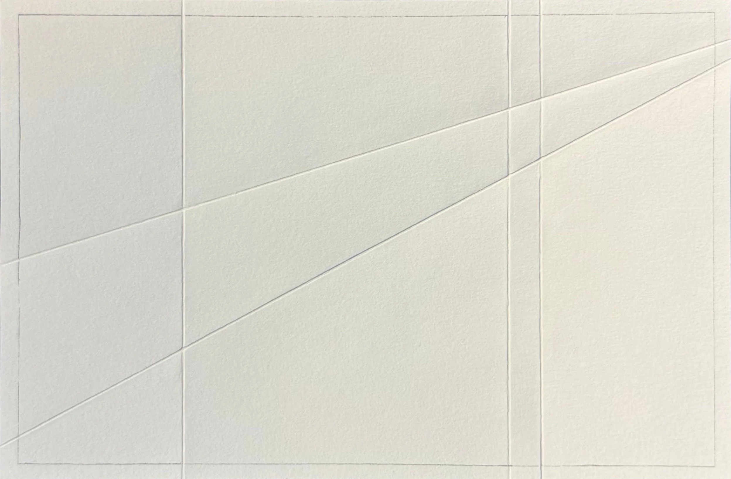 White (Lilies 3), 2025. Pencil on paper, 5.5. x 8.5 inches.