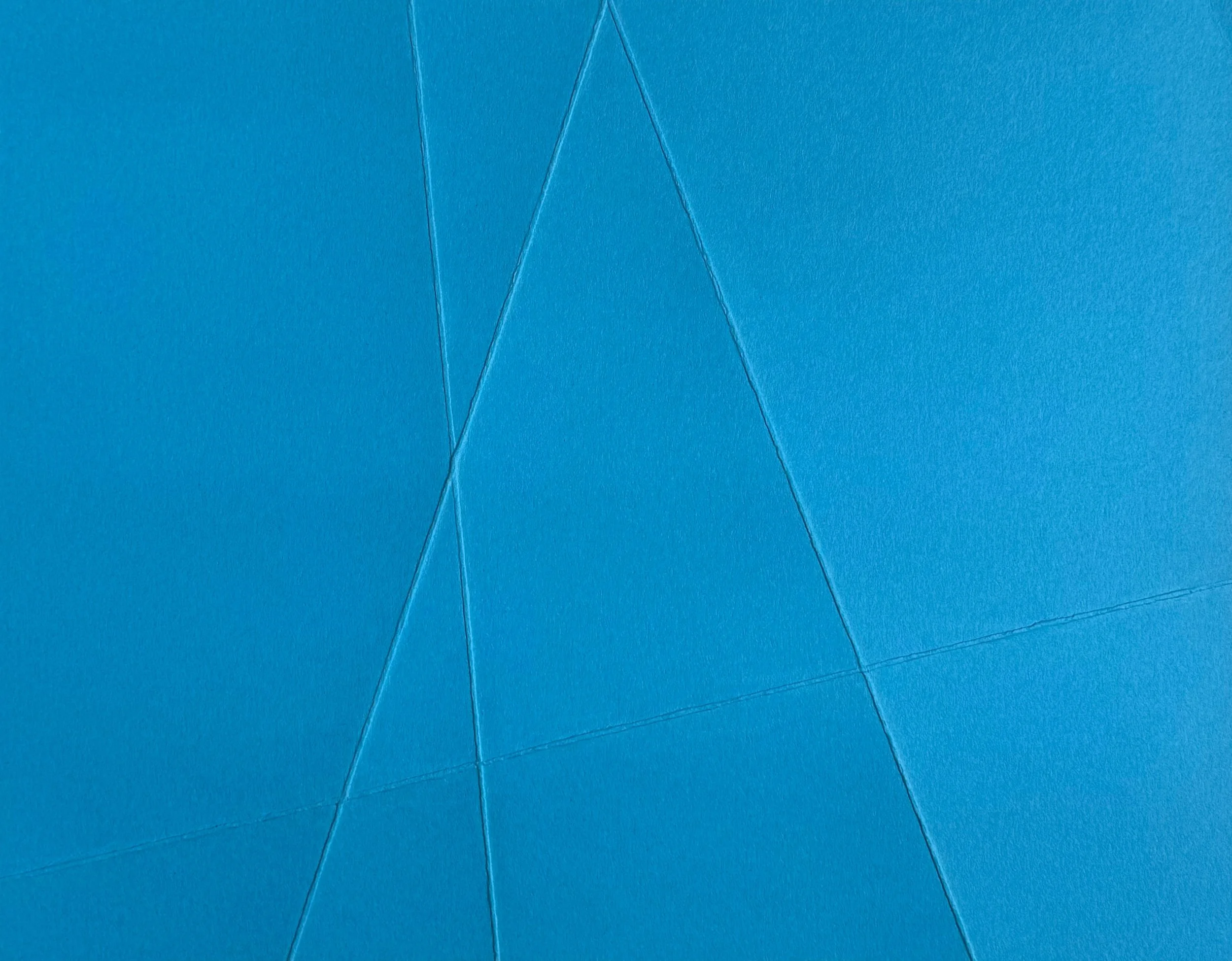 Blue 3, 2025. Paper, 8.5 x 11 inches.