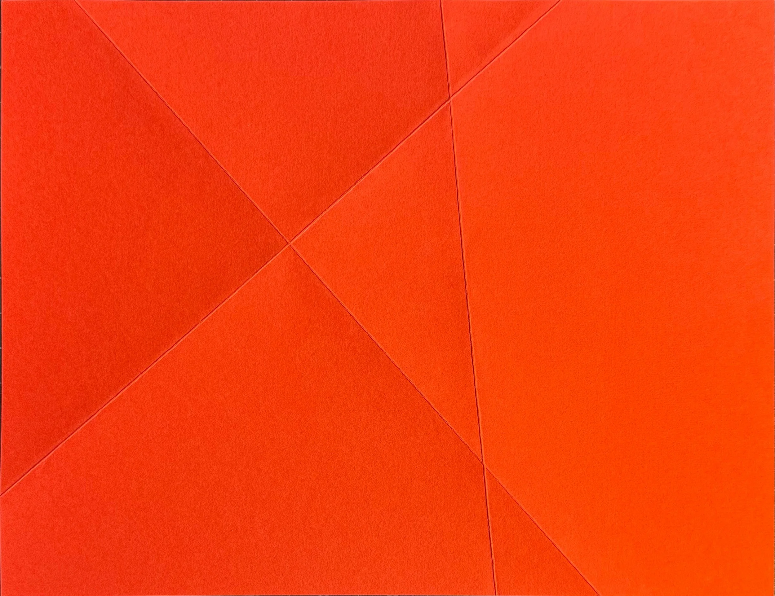 Red 1 (tomato), 2025. Paper, 8.5 x 11 inches.