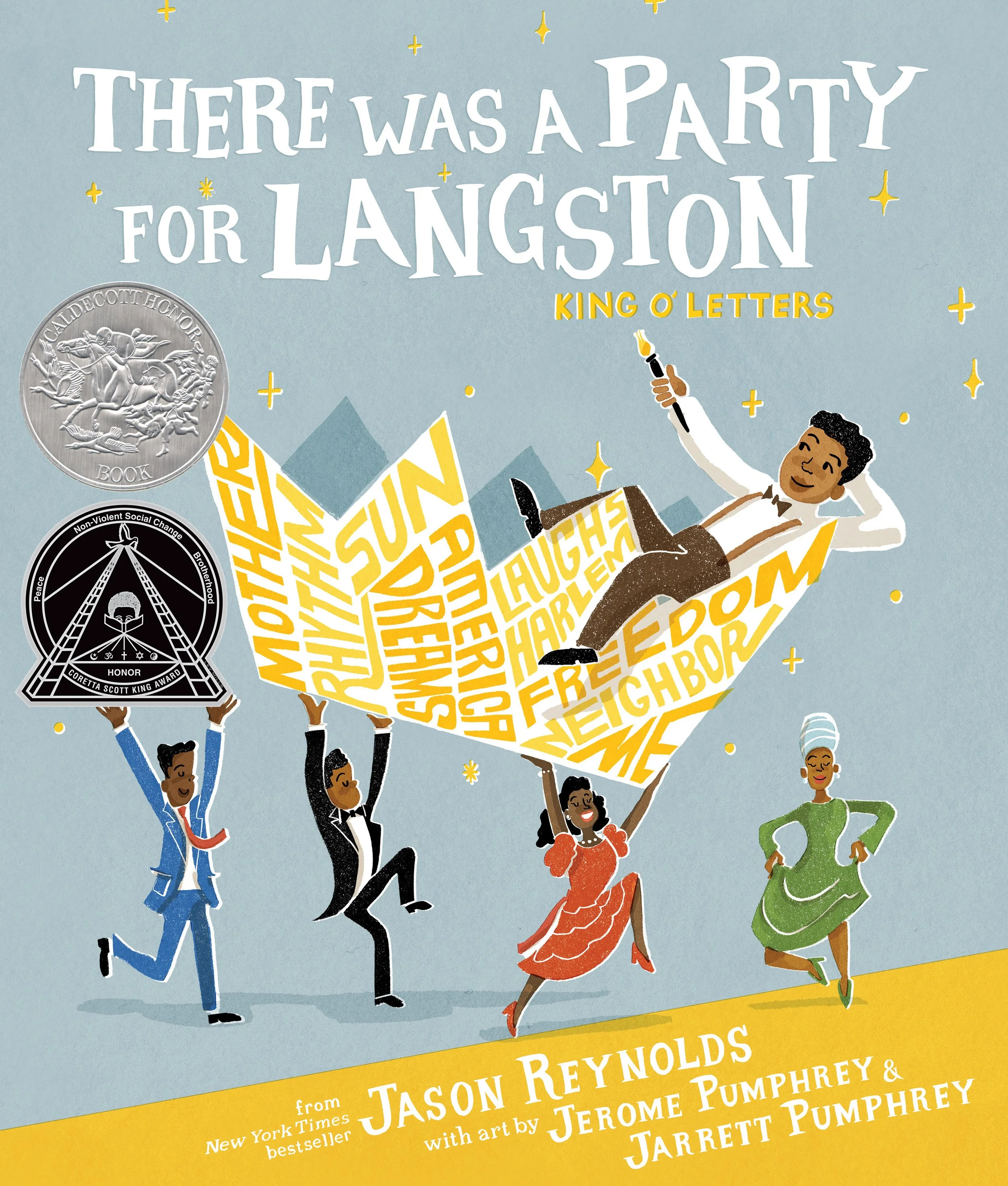 The cover of 'There Was a Party for Langston'