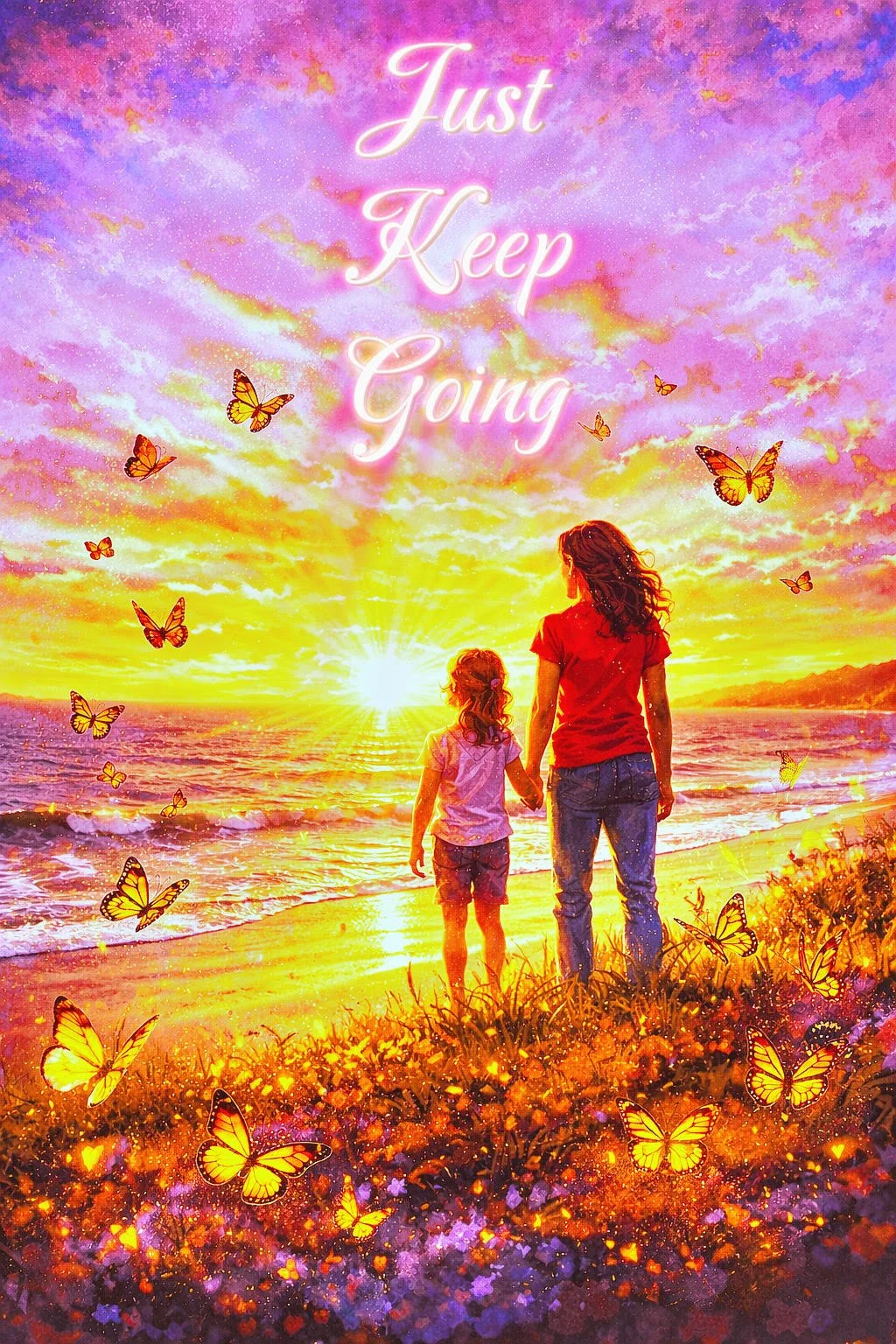 The Cover of "Just Keep Going"