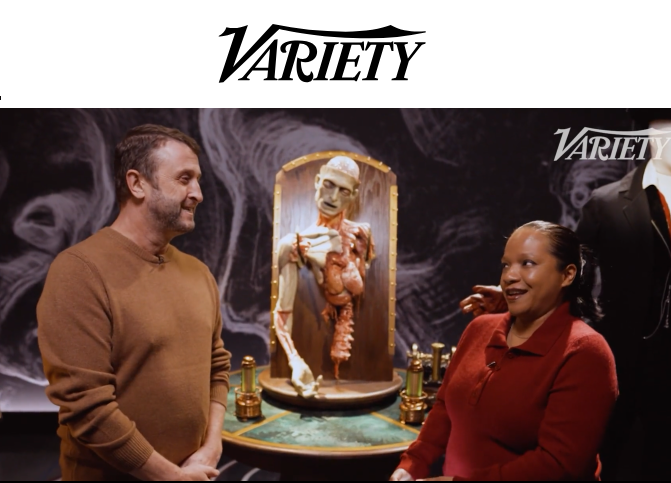 Mike talks with Variety about the Frankenstein prosthetics (November 2025)