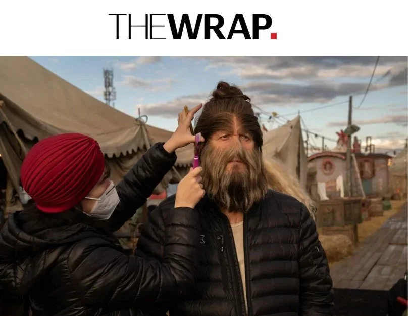 The Wrap talks hair and make-up on Nightmare Alley, including Mike's role as Dogboy Jojo (February 2022)