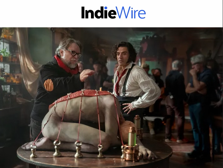 IndieWire on Frankenstein, including Mike's prosthetic work (July 2025)