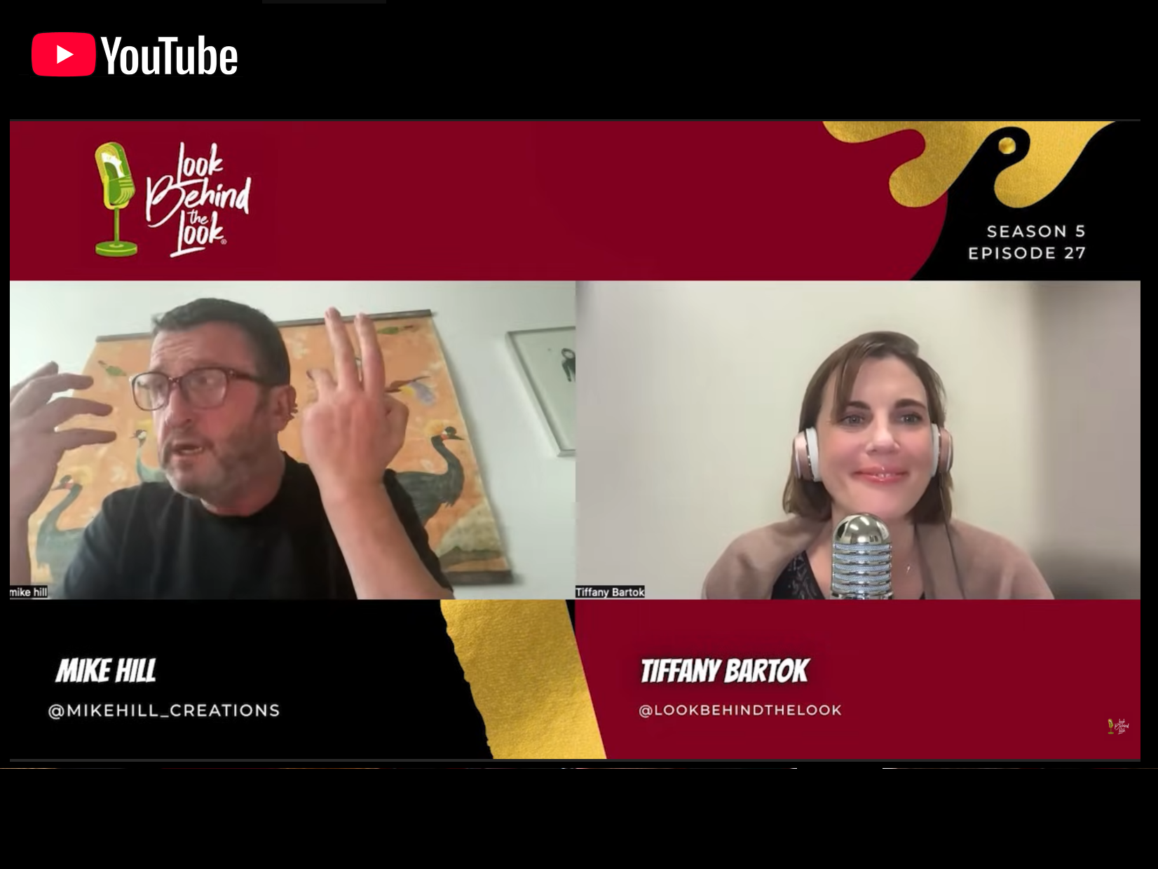 Mike talks Frankenstein on the Look Behind the Look podcast (December 2025)