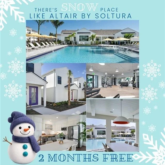 ❄️☃️❄️ Freeze your rent&hellip;.literally! With 2 months free! Call us today and ask about our in house holiday specials! 239-922-1700
❄️
❄️
❄️
❄️
❄️
❄️ #altairbysoltura #swflrental #luxurycommunity #Specials