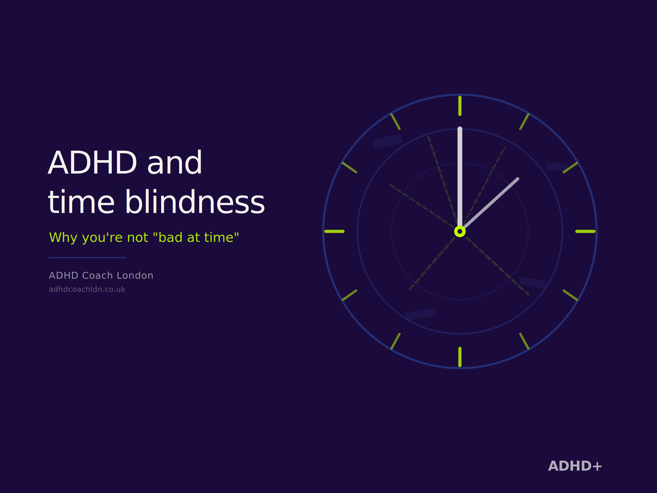 ADHD and Time Blindness: Why You’re Not Bad at Time”