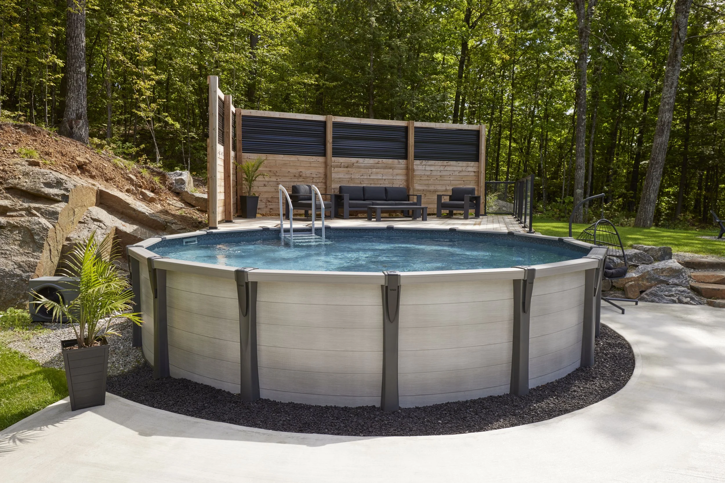 Piscine hors terre Trévi Solaris