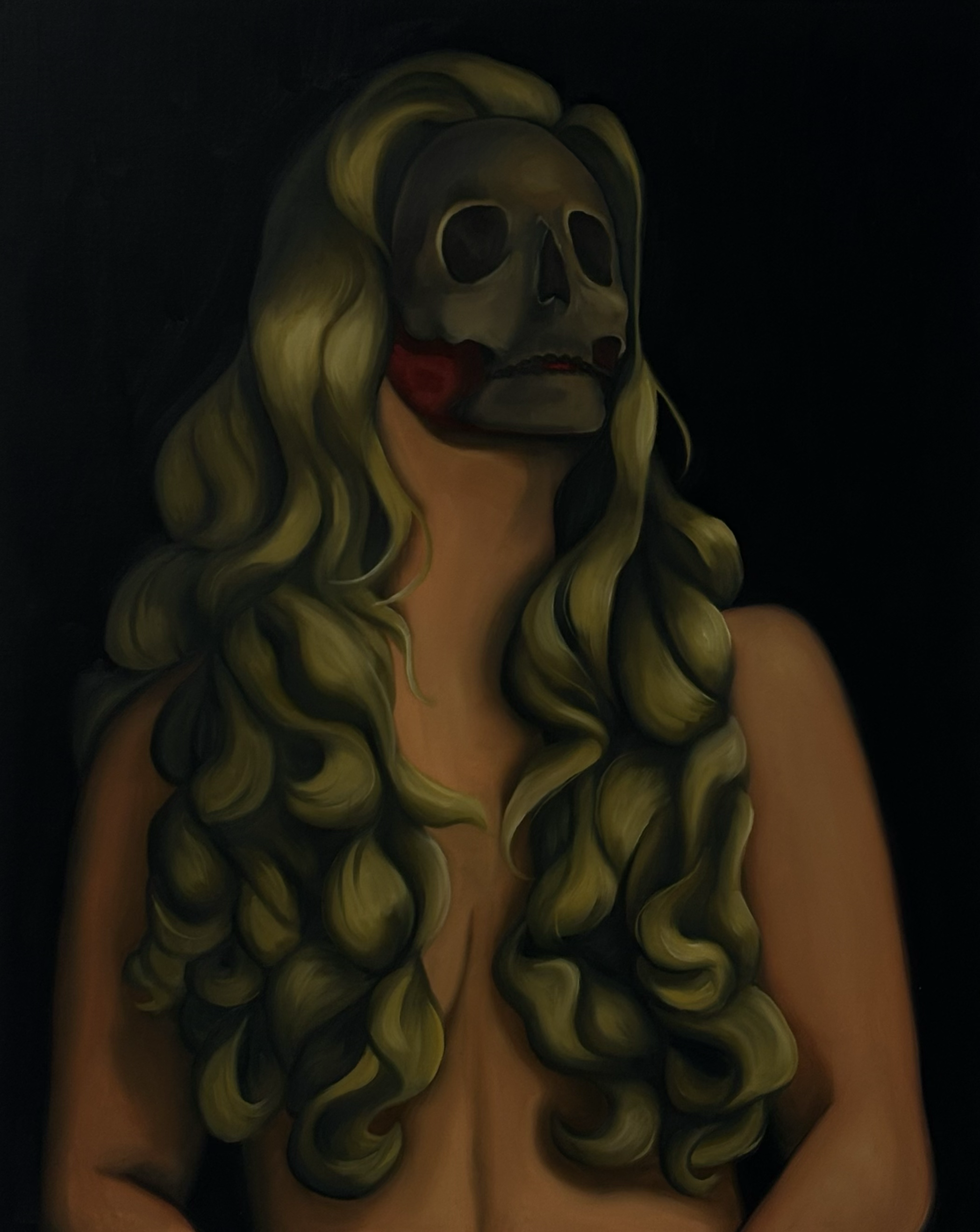 "Magdalene" (2026), oil on wood panel, 18x24"