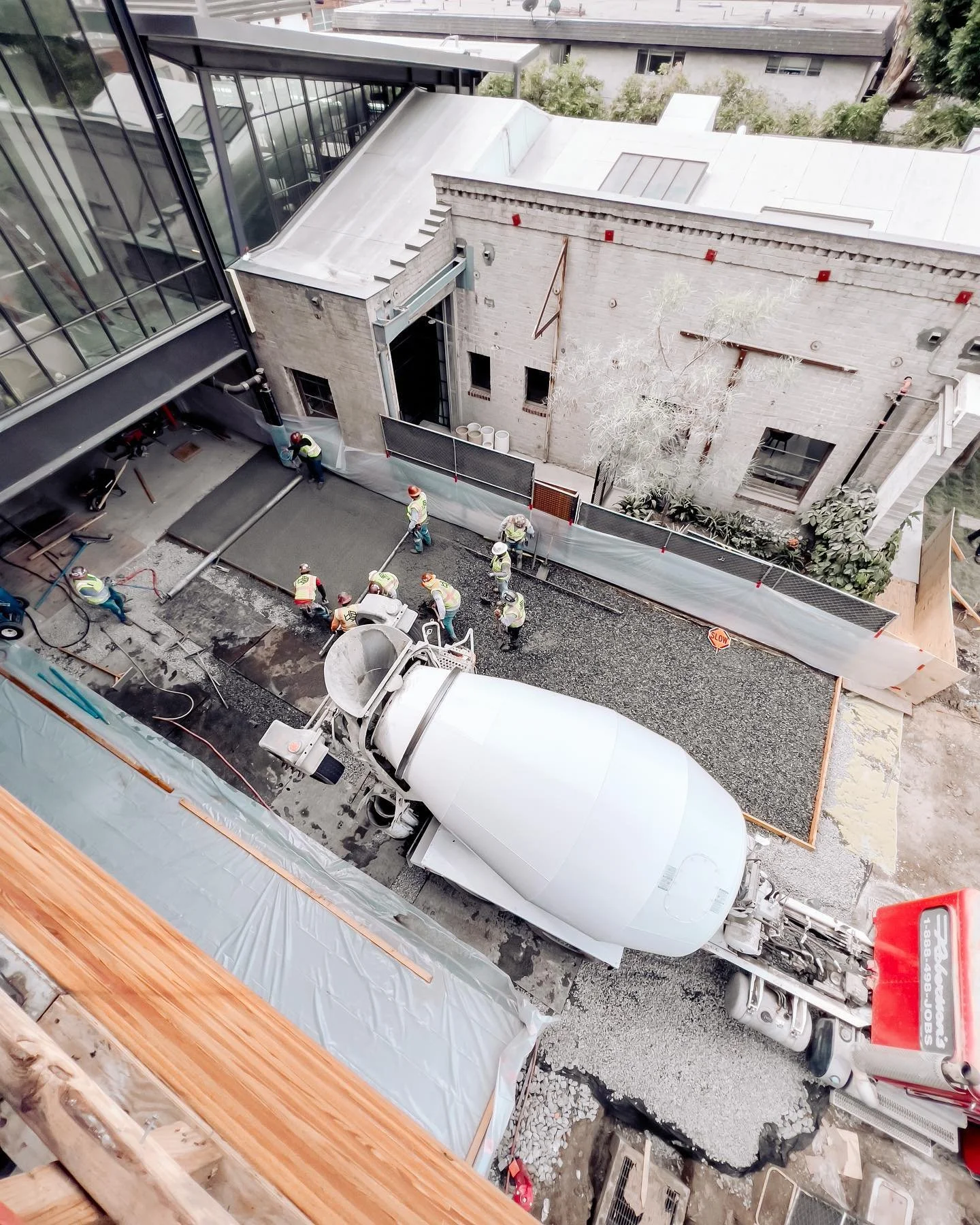 HBA crew putting in Pervious Concrete at The Schaefer project. #concrete #concreteconstruction #commercialconstruction #commercialconcrete #socalconcrete #teamwork #hardwork #builders