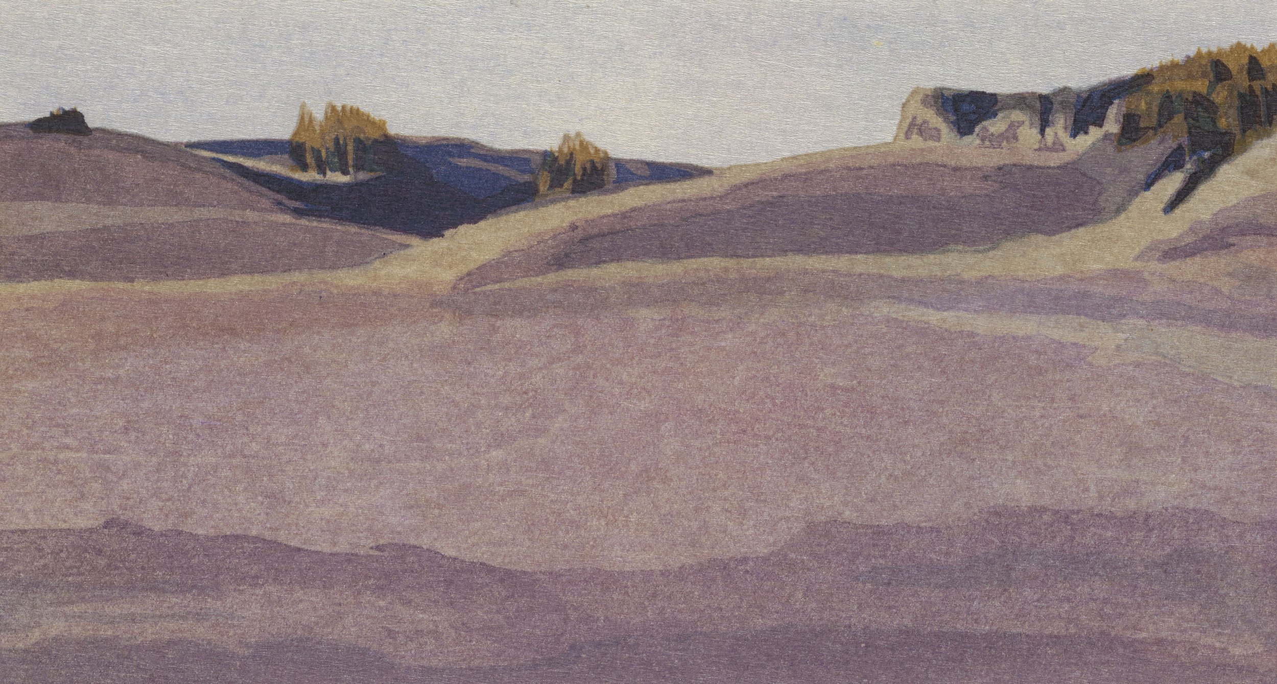 Point Reyes, Book I wood blocks by Micah Schwaberow Afternoon, Limantour Spit.jpg