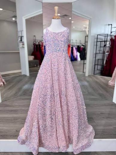 Pink Disco Ball - Sherri Hill K12