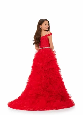 Ashley Lauren 8224 Red Size 6 Back.webp