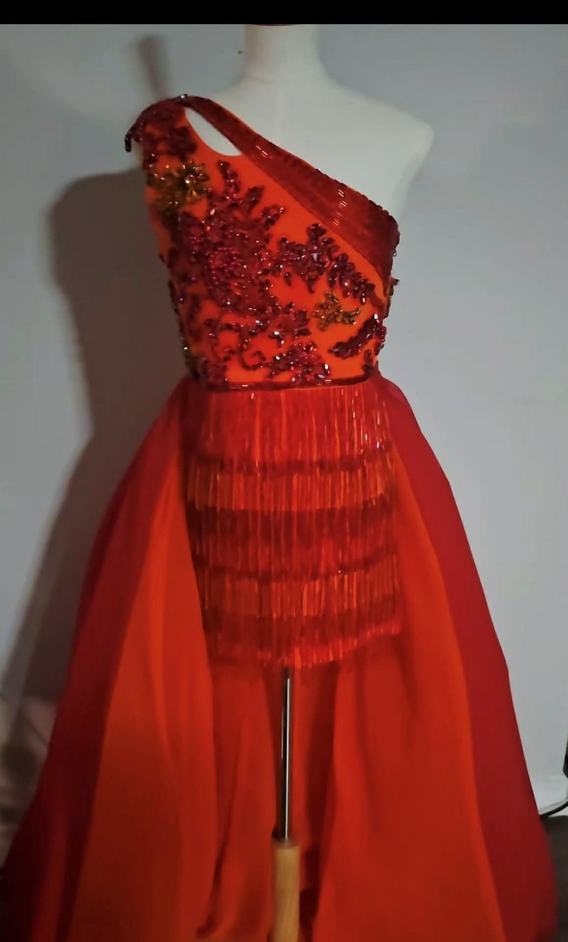 Crimson Reign (Custom Measurements/ Approximately size 10)