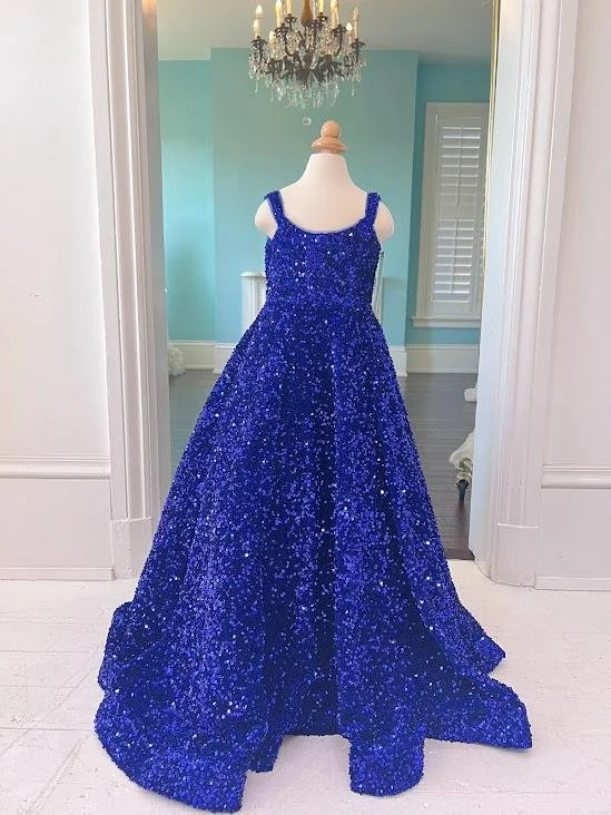 Blueberry Bling (Sherri Hill Littles K55308 Size 14)