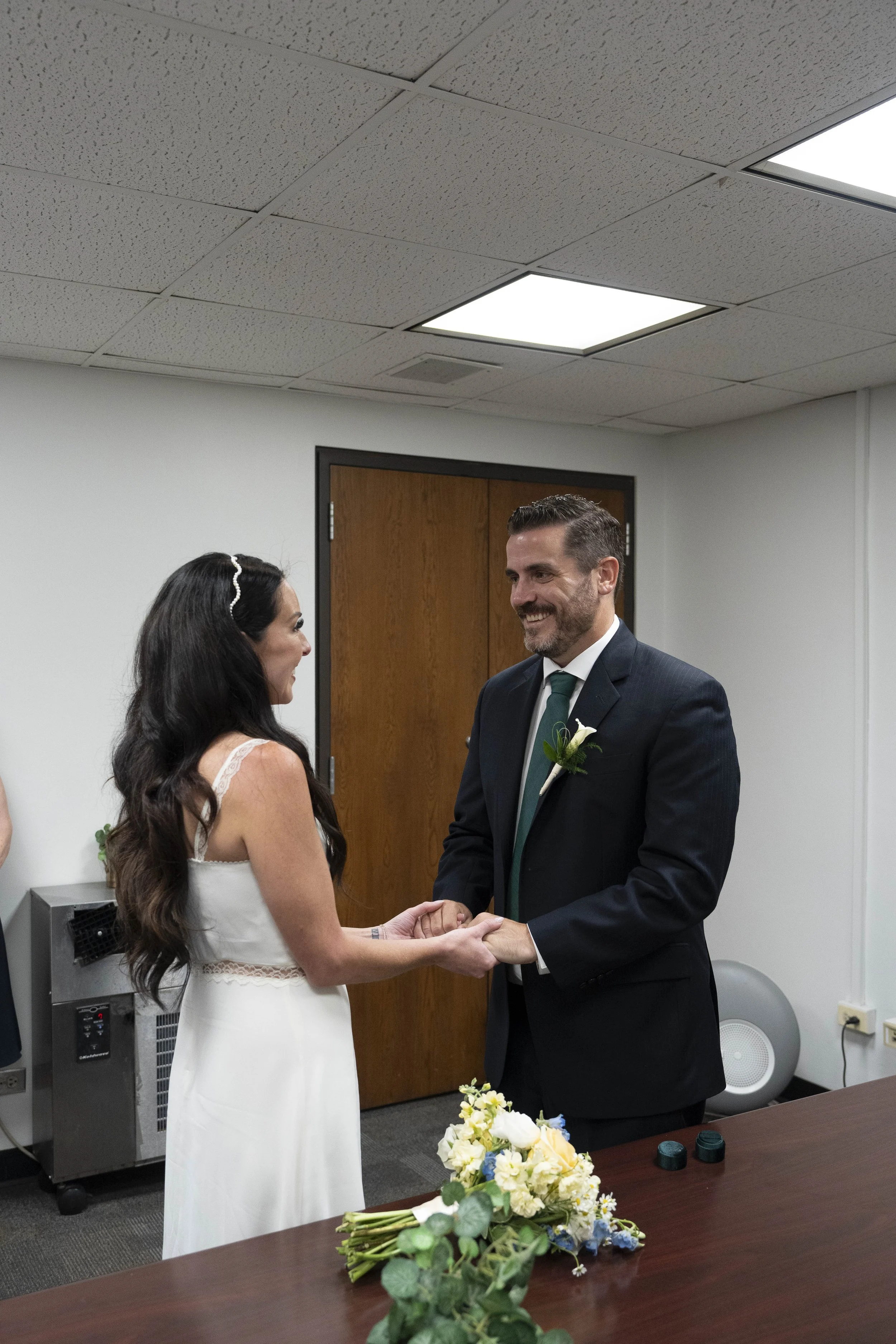 Chicago Courthouse Wedding. Chicago Courthouse Elopement. Chicago Vintage Wedding Photographer. Jarae Comstock Elopement Photographer.