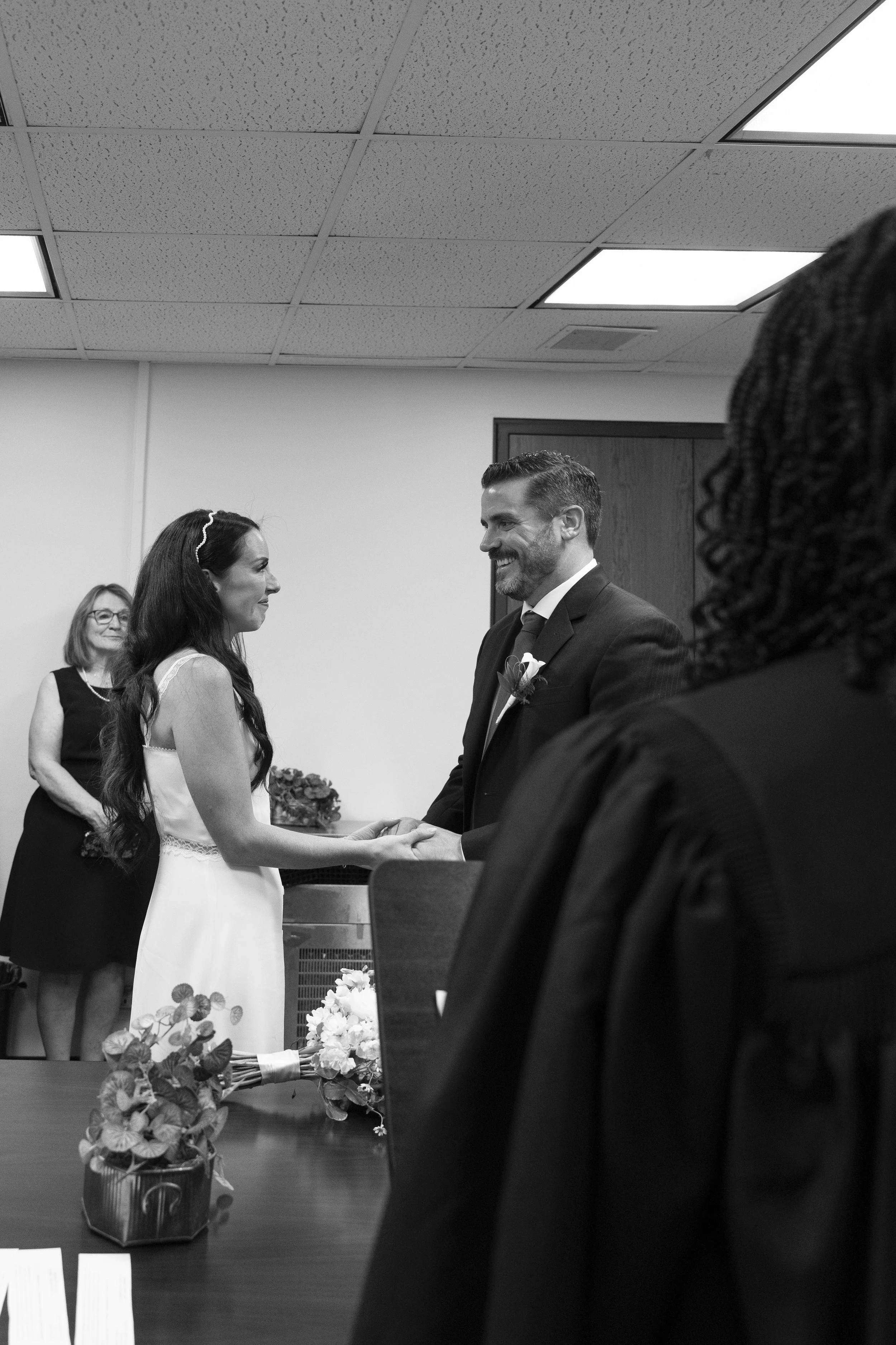 Chicago Courthouse Wedding. Chicago Courthouse Elopement. Chicago Vintage Wedding Photographer. Jarae Comstock Elopement Photographer.