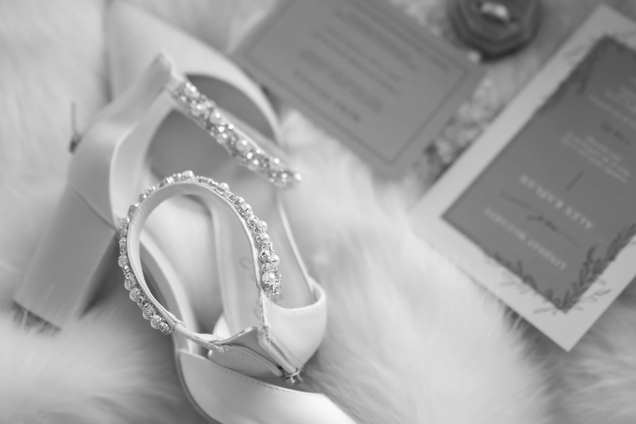 black and white photography. jarae comstock wedding and engagement photographer captures wedding details