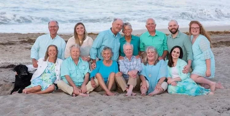 Extended Family Portraits in Stuart, Florida on Hutchinson Island Beach
