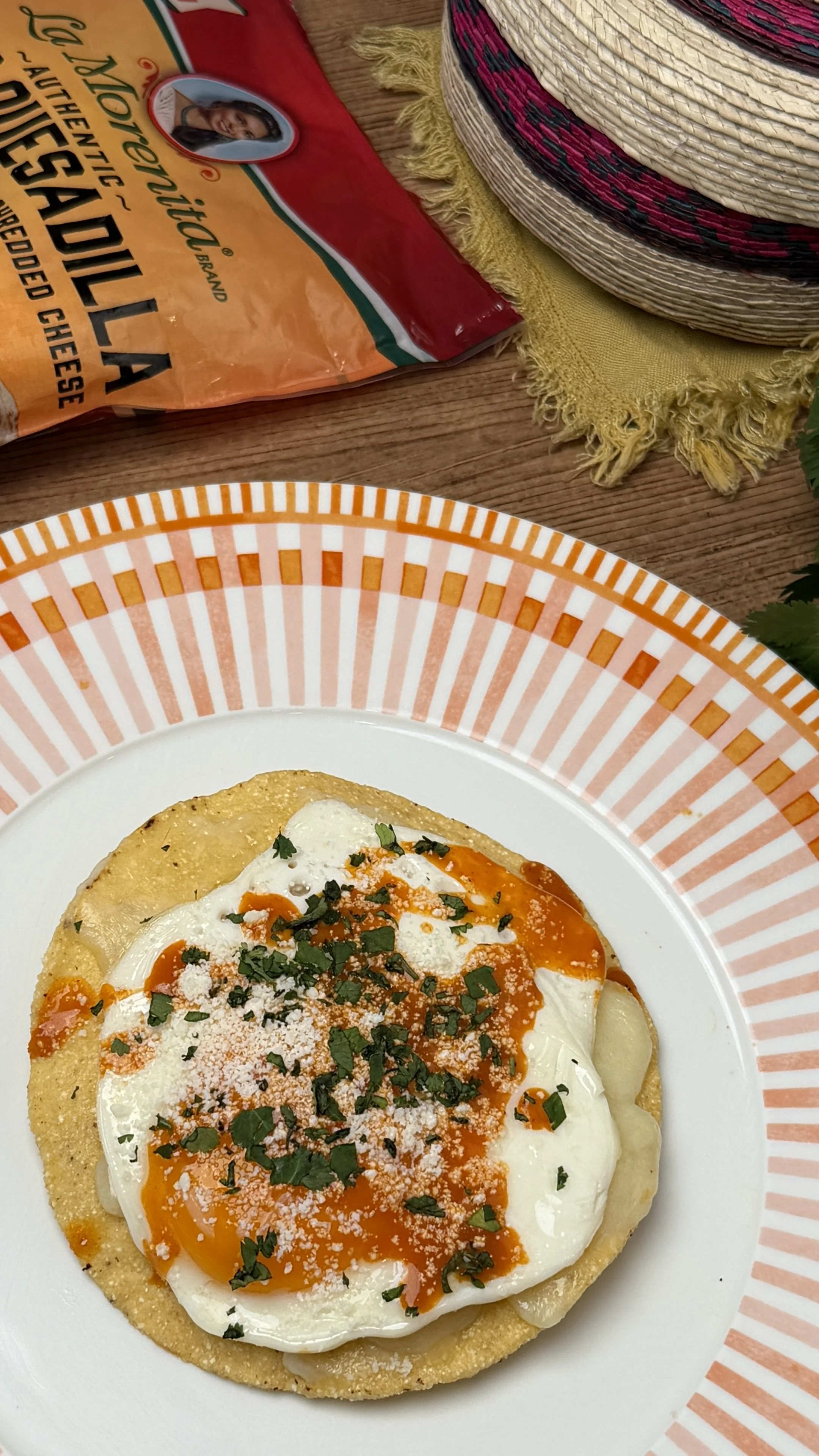 Fried Cheesy Tortillas