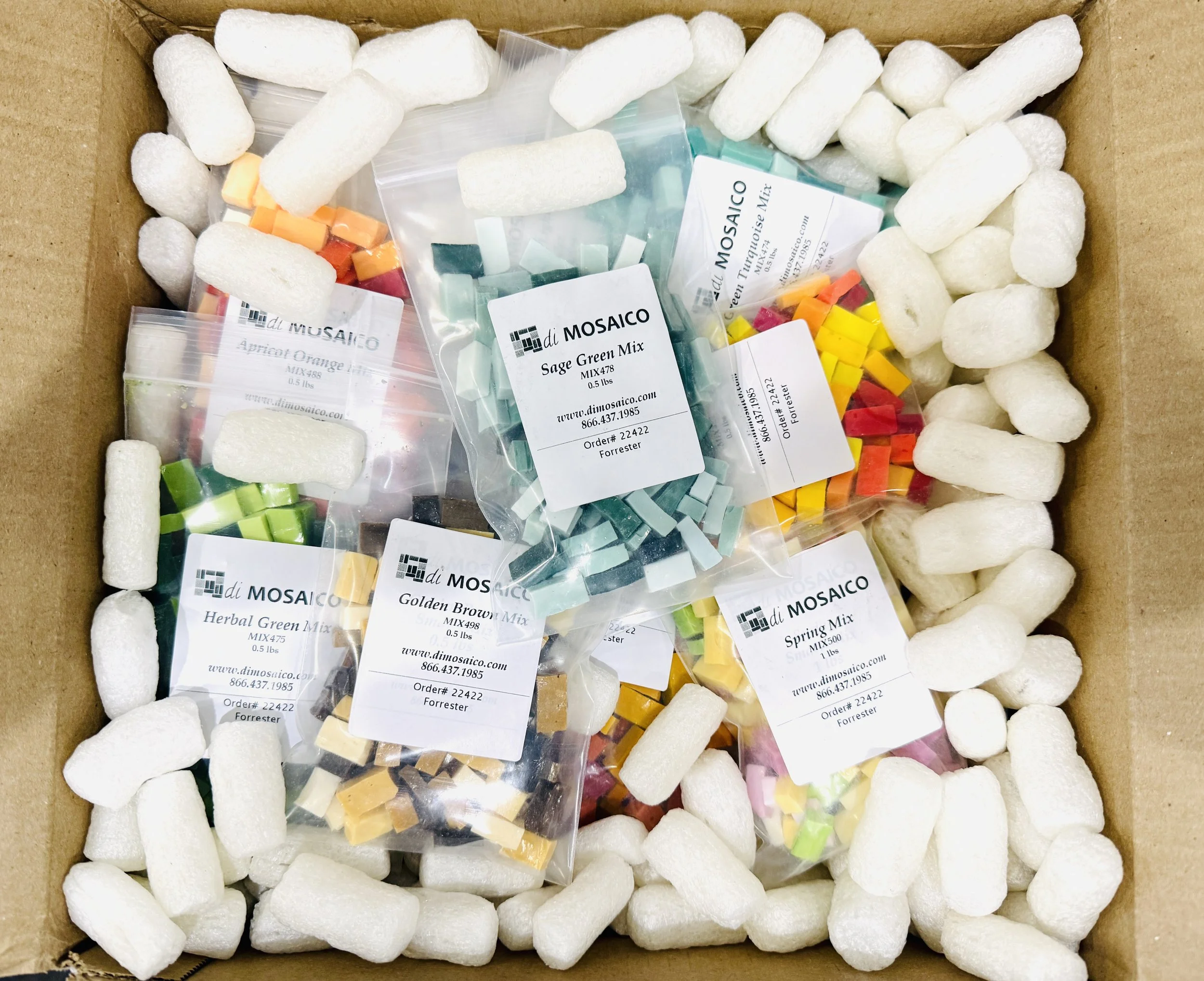 New shipment of smalti!