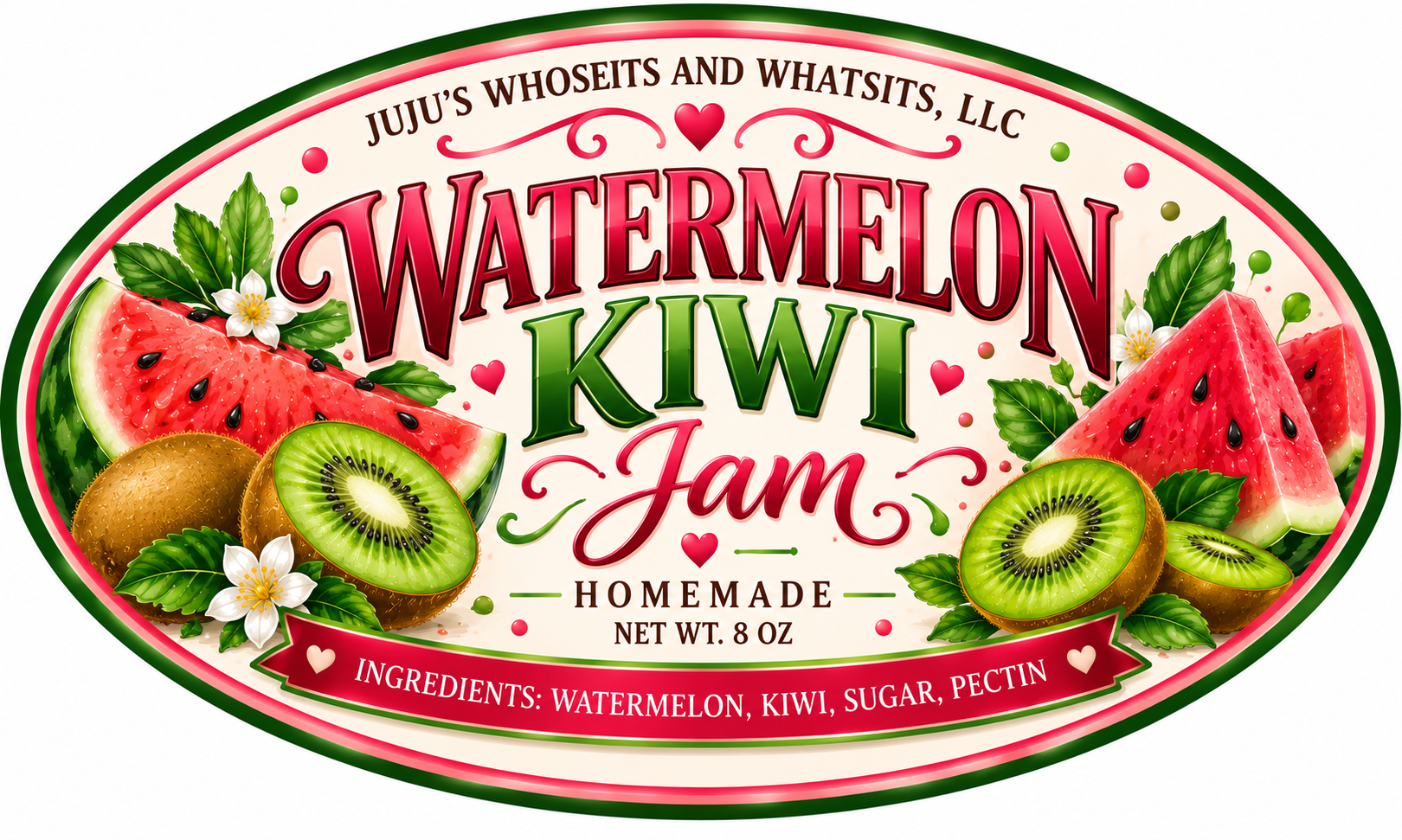 Watermelon Kiwi Jam