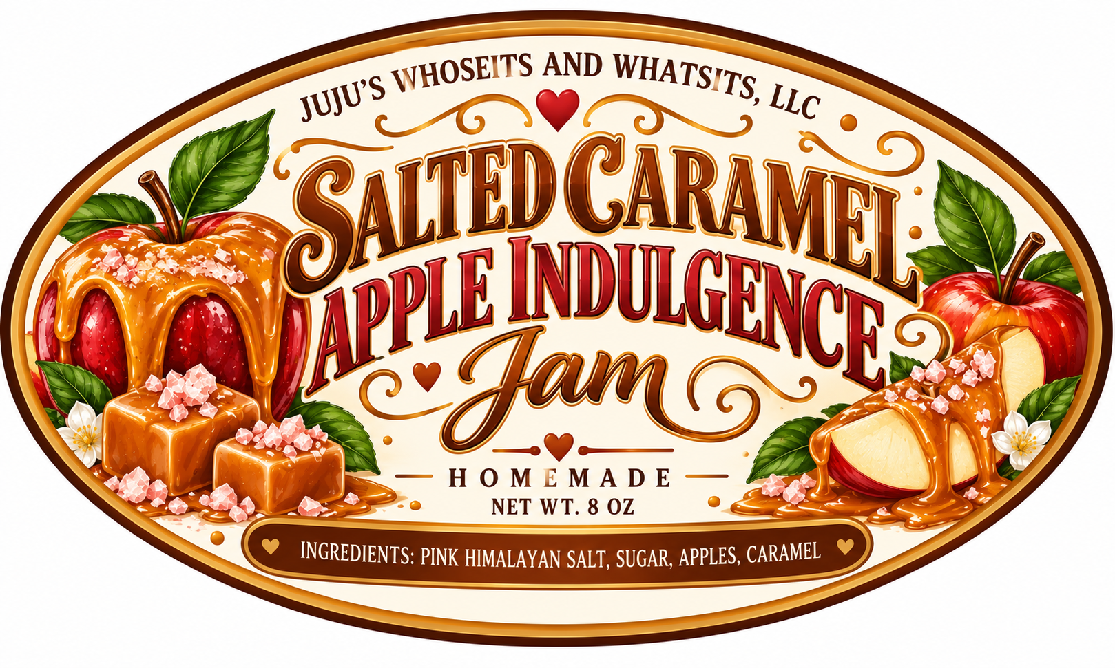 Salted Caramel Apple Jam