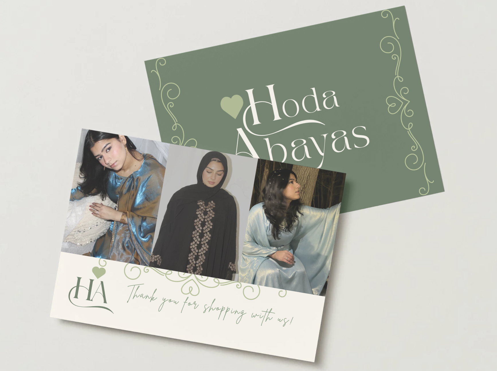 Hoda Abayas - Thank You Card - 2026