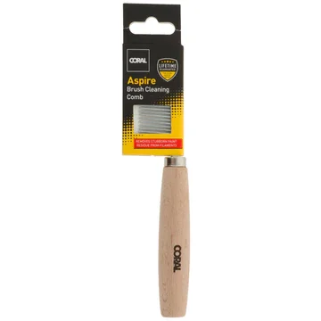 Coral Aspire Paint Brush Cleaning Comb