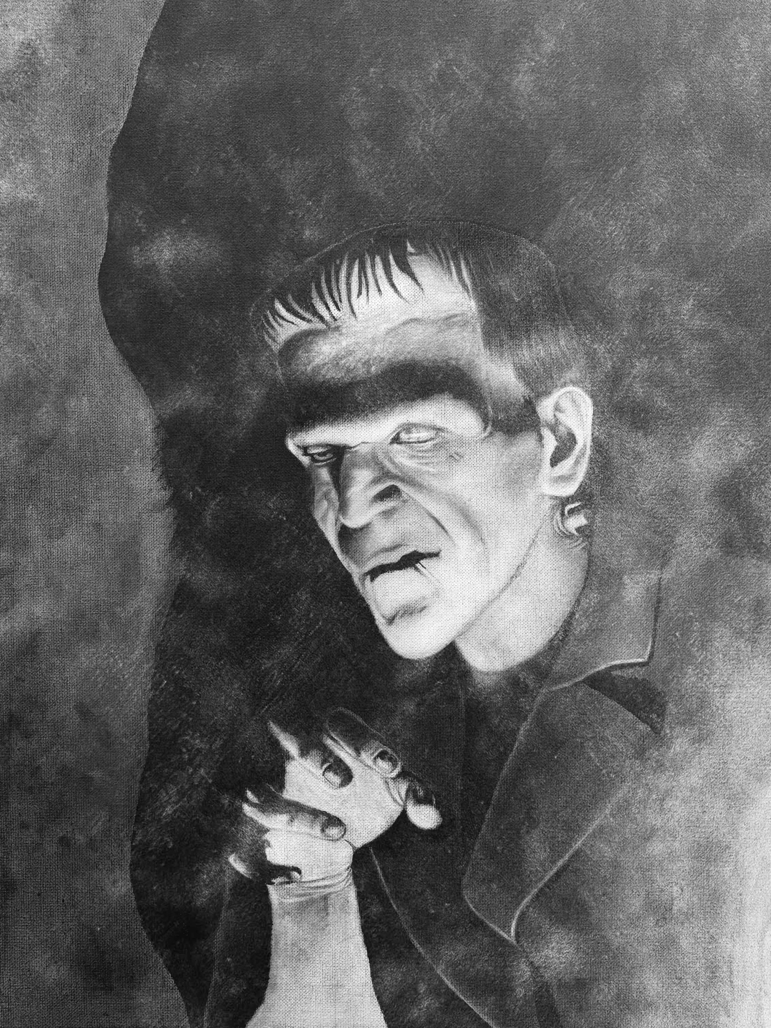 Frankenstein “24x18” Boris Karloff Portrait