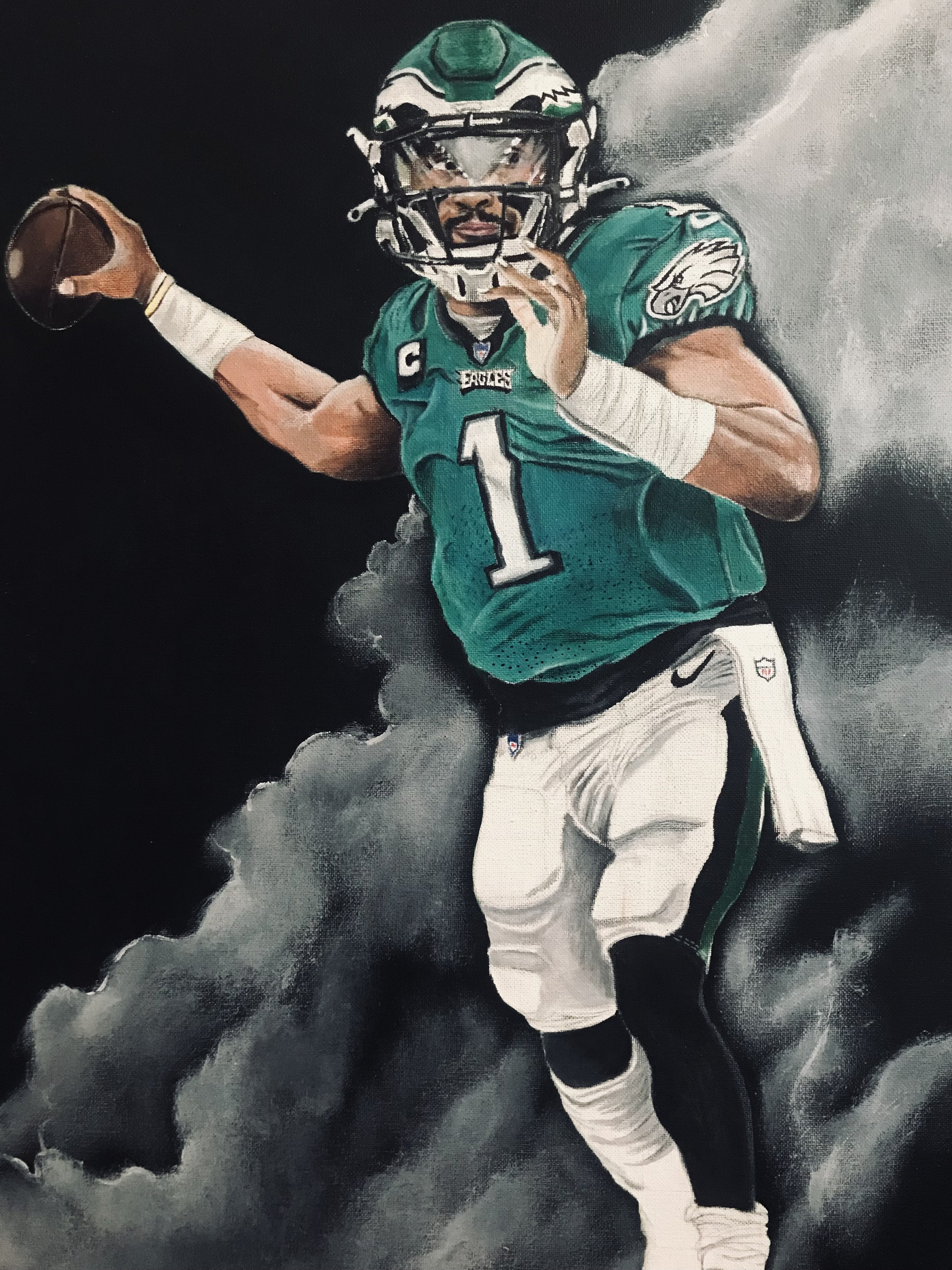 Jalen Hurts 18x24" Portrait