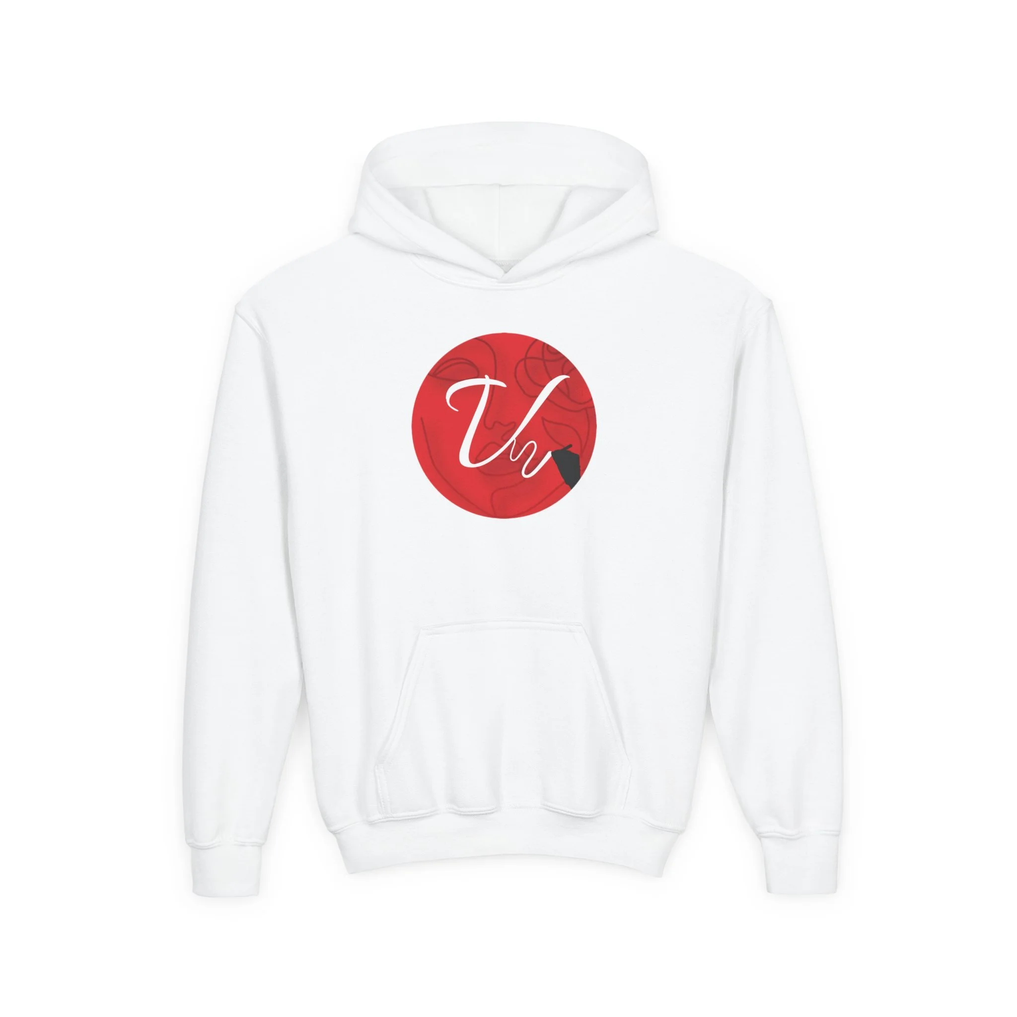 Valuable Hand’s Youth Hoodie Script Logo