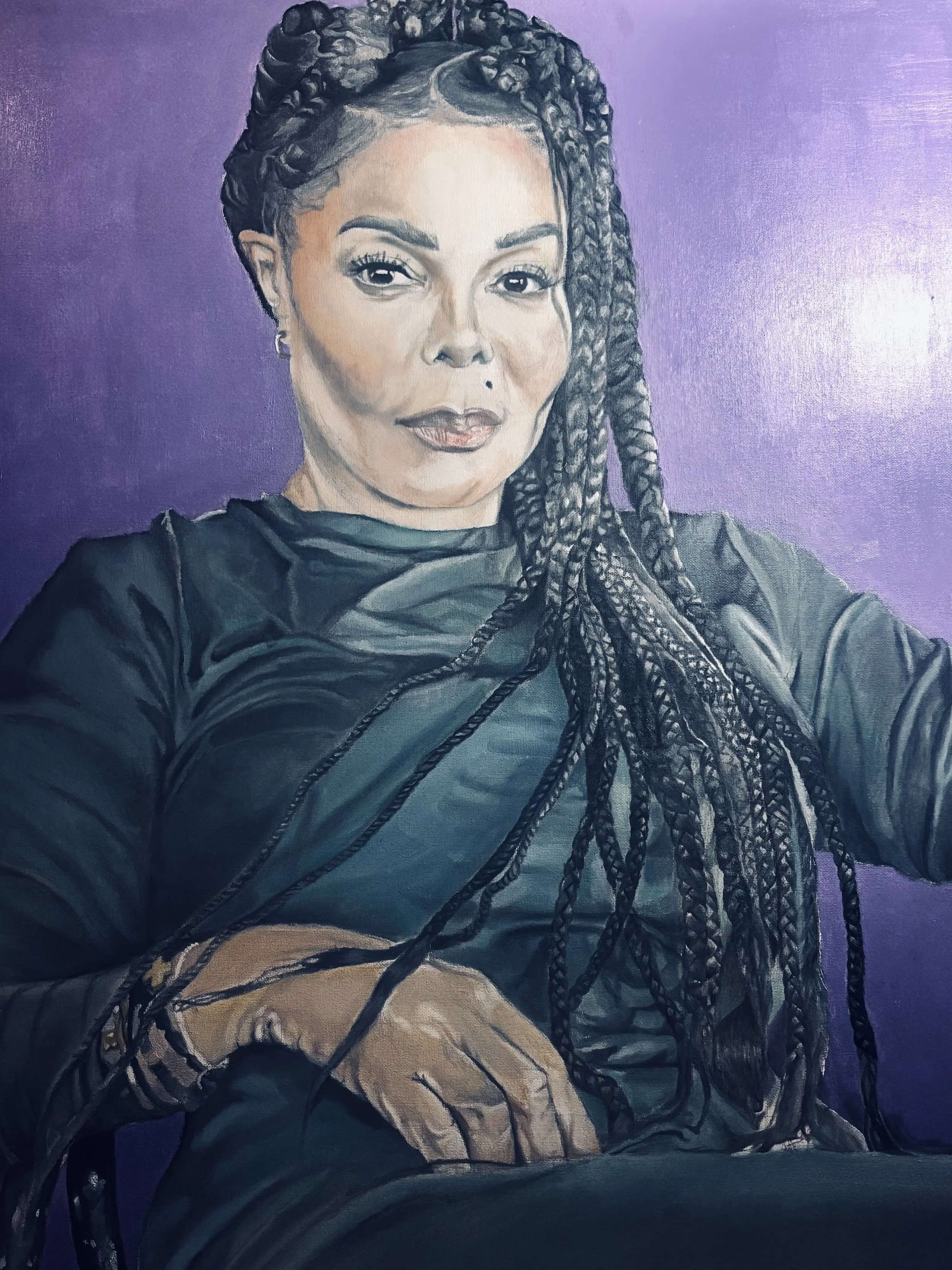 Janet Jackson “Purple Premium “ Portrait