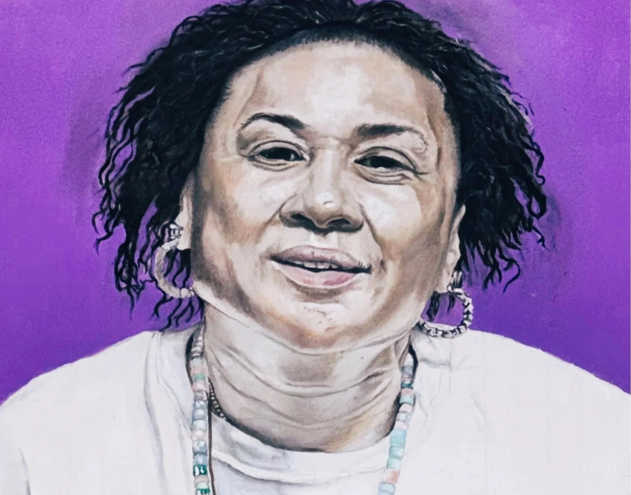 Dawn Staley - “ Premium Purple “ Portrait