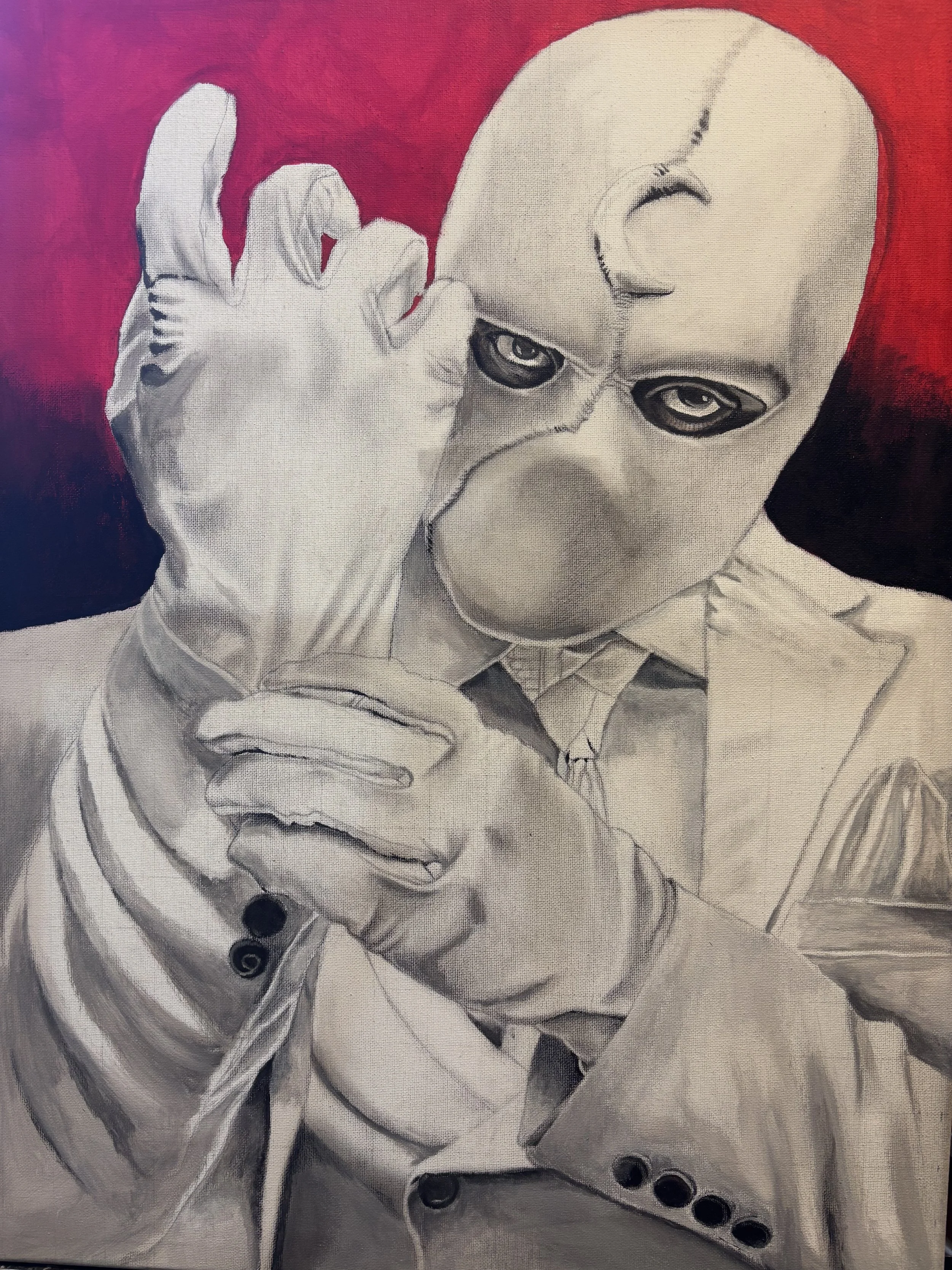 Mr.Knight (Moon Knight) '18x24" Custom Painting