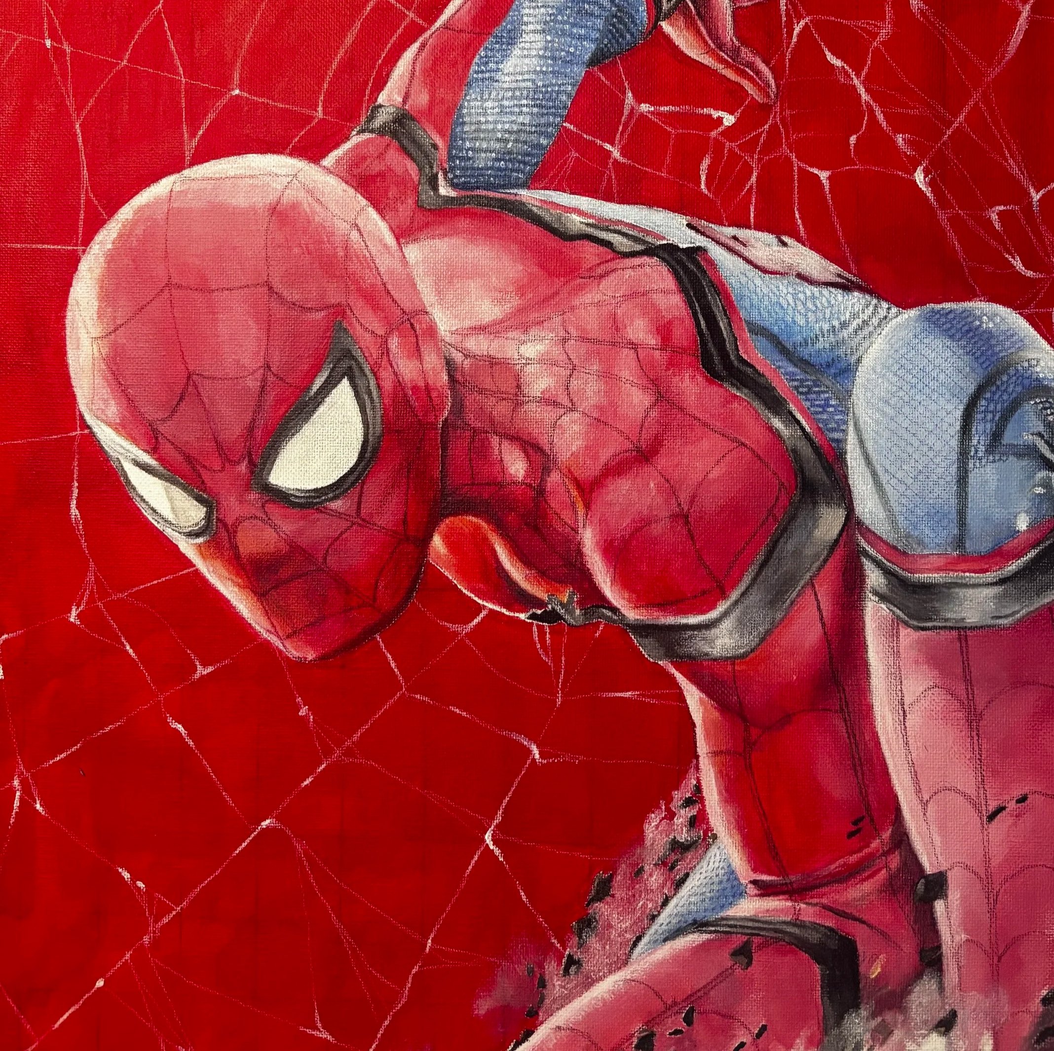 Spider Man “24x18” Acrylic Painting